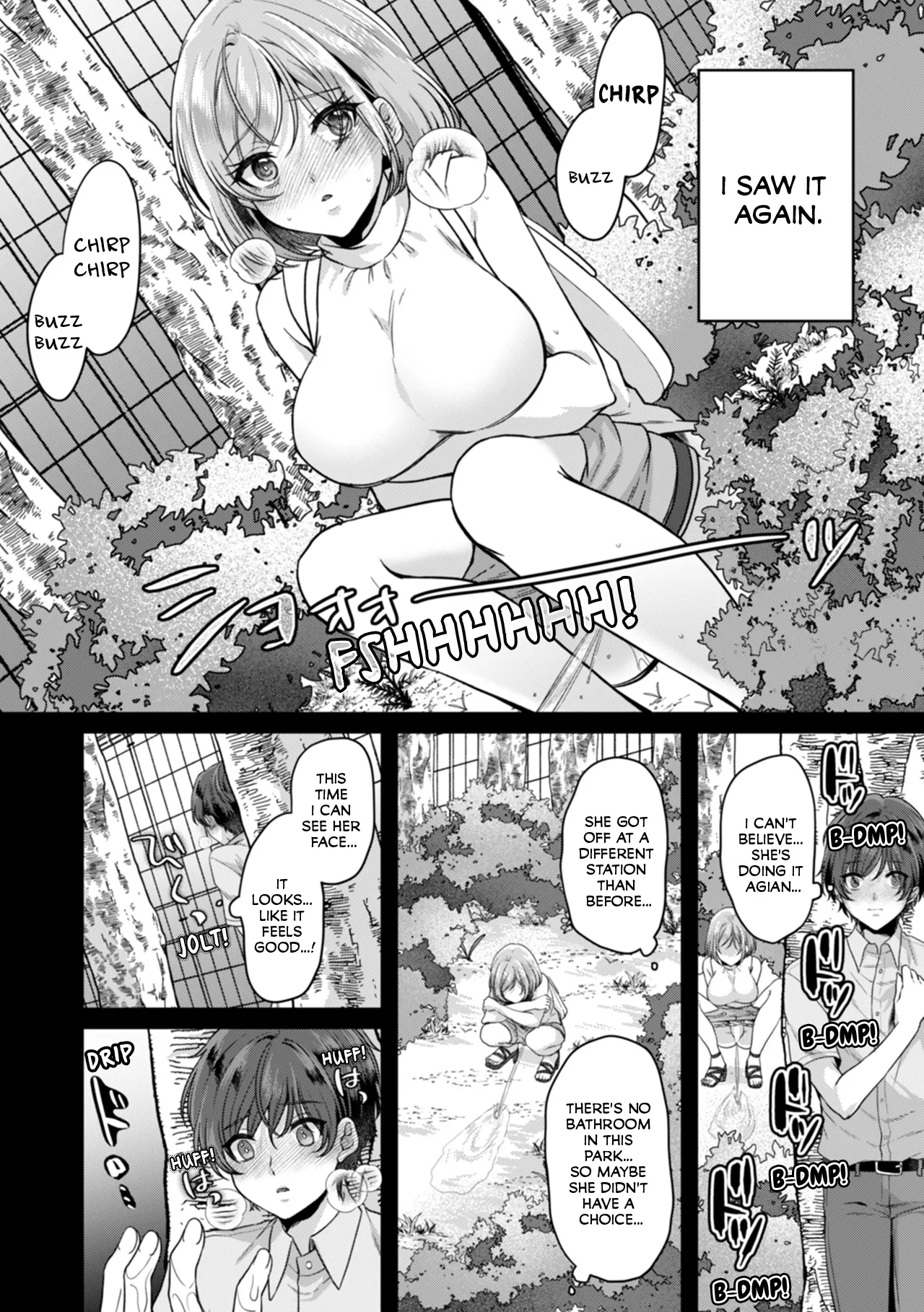 Manin Densha de Shikkin Sunzen!? Chikan Danshi no Ijiwaru na Yubi de Ikasare Tsuzuketa OL | Almost Pissing on a Crowded Train?! #1-16 page 202 - big breasts chastity belt hentai manga - read online free