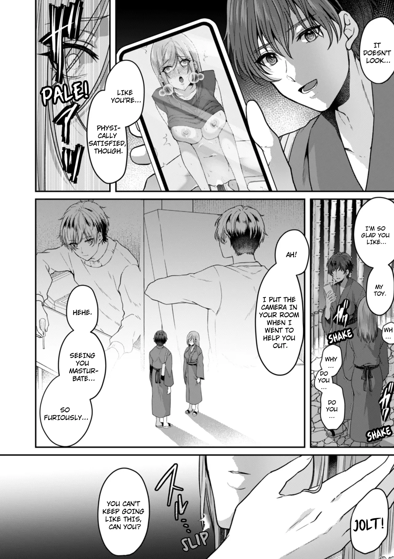 Manin Densha de Shikkin Sunzen!? Chikan Danshi no Ijiwaru na Yubi de Ikasare Tsuzuketa OL | Almost Pissing on a Crowded Train?! #1-16 page 234 - big breasts chastity belt hentai manga - read online free