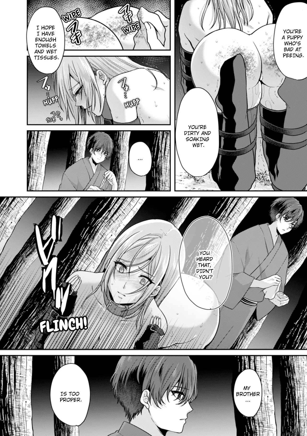 Manin Densha de Shikkin Sunzen!? Chikan Danshi no Ijiwaru na Yubi de Ikasare Tsuzuketa OL | Almost Pissing on a Crowded Train?! #1-16 page 263 - big breasts chastity belt hentai manga - read online free