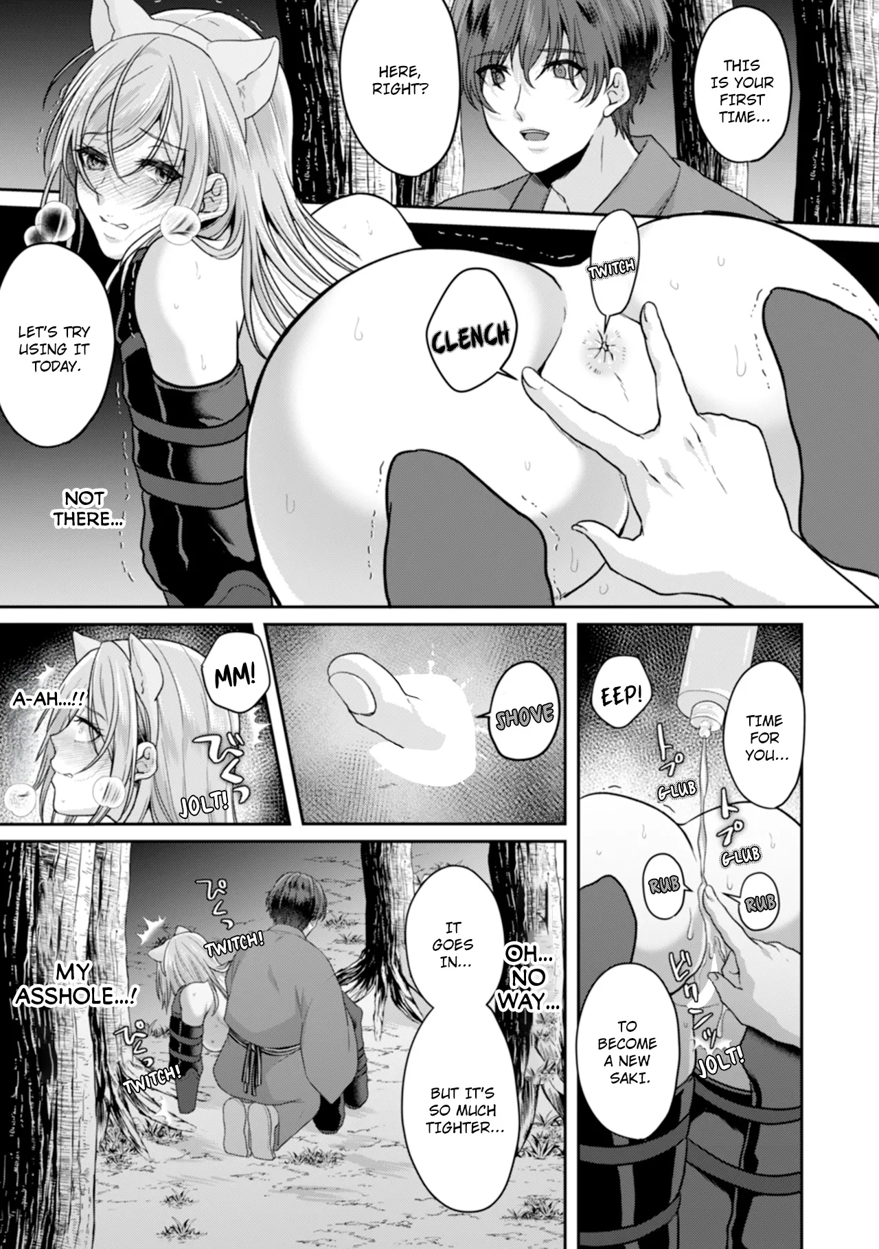 Manin Densha de Shikkin Sunzen!? Chikan Danshi no Ijiwaru na Yubi de Ikasare Tsuzuketa OL | Almost Pissing on a Crowded Train?! #1-16 page 266 - big breasts chastity belt hentai manga - read online free