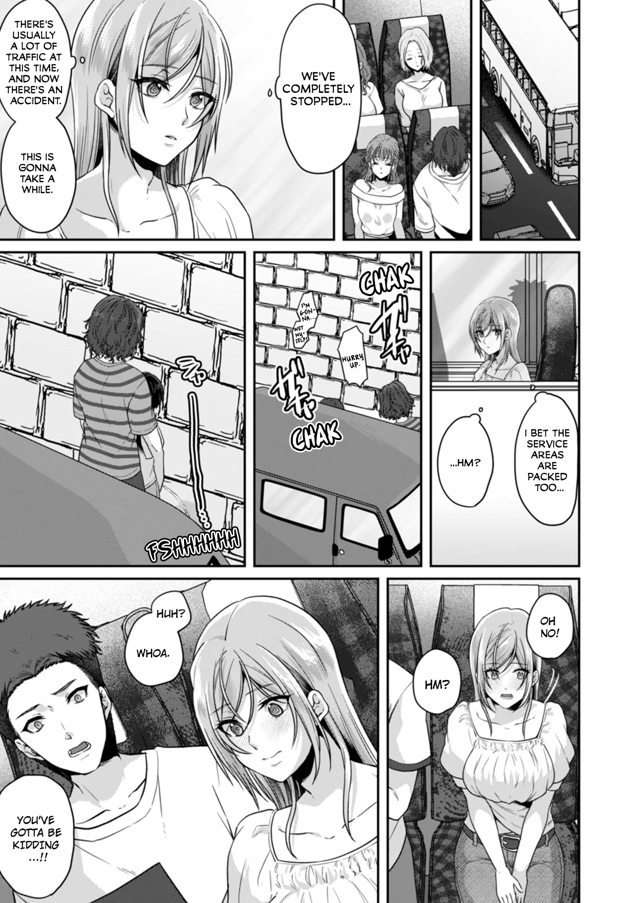 Manin Densha de Shikkin Sunzen!? Chikan Danshi no Ijiwaru na Yubi de Ikasare Tsuzuketa OL | Almost Pissing on a Crowded Train?! #1-16 page 281 - full censorship big breasts hentai manga - read online free