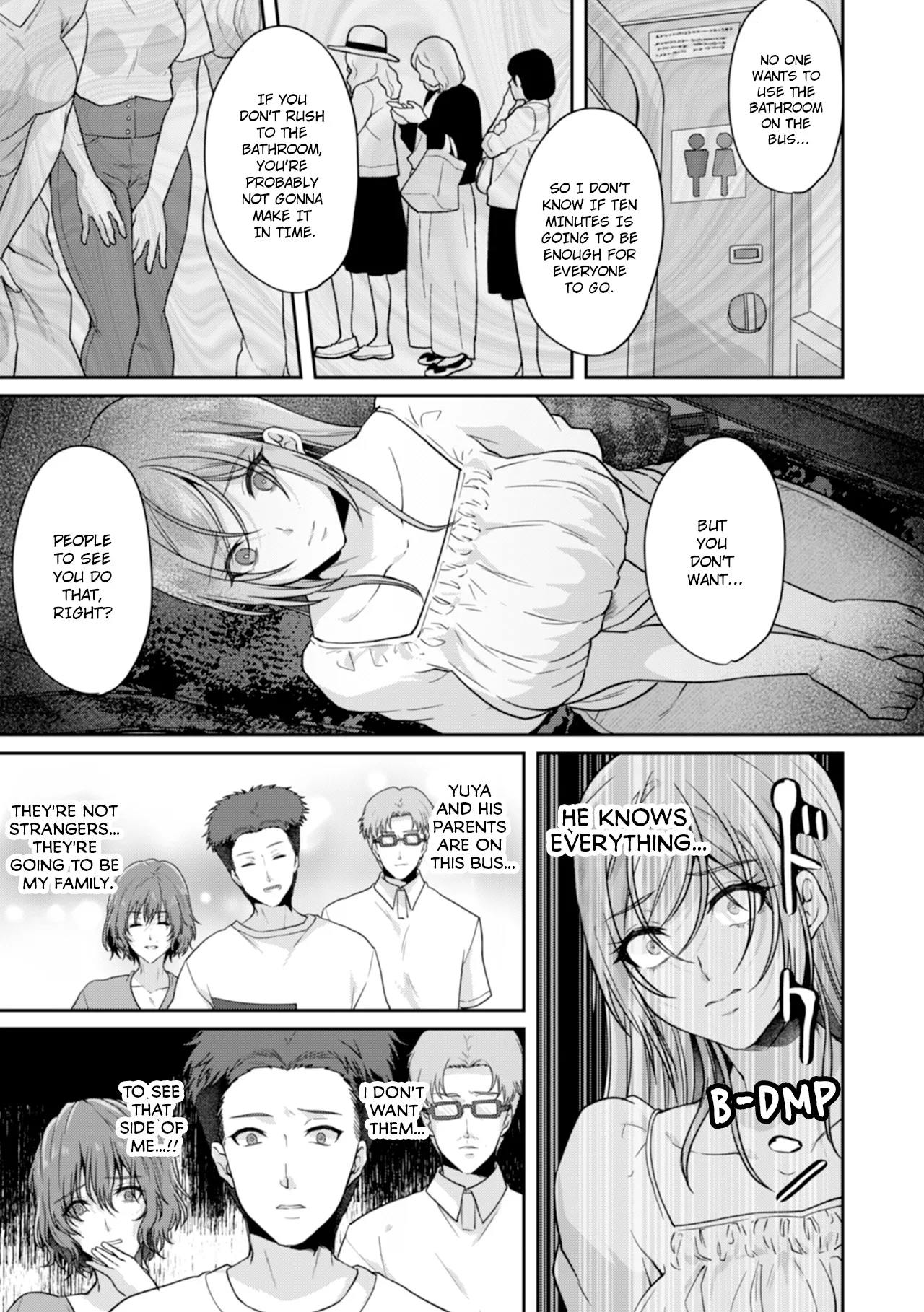 Manin Densha de Shikkin Sunzen!? Chikan Danshi no Ijiwaru na Yubi de Ikasare Tsuzuketa OL | Almost Pissing on a Crowded Train?! #1-16 page 291 - full censorship big breasts hentai manga - read online free