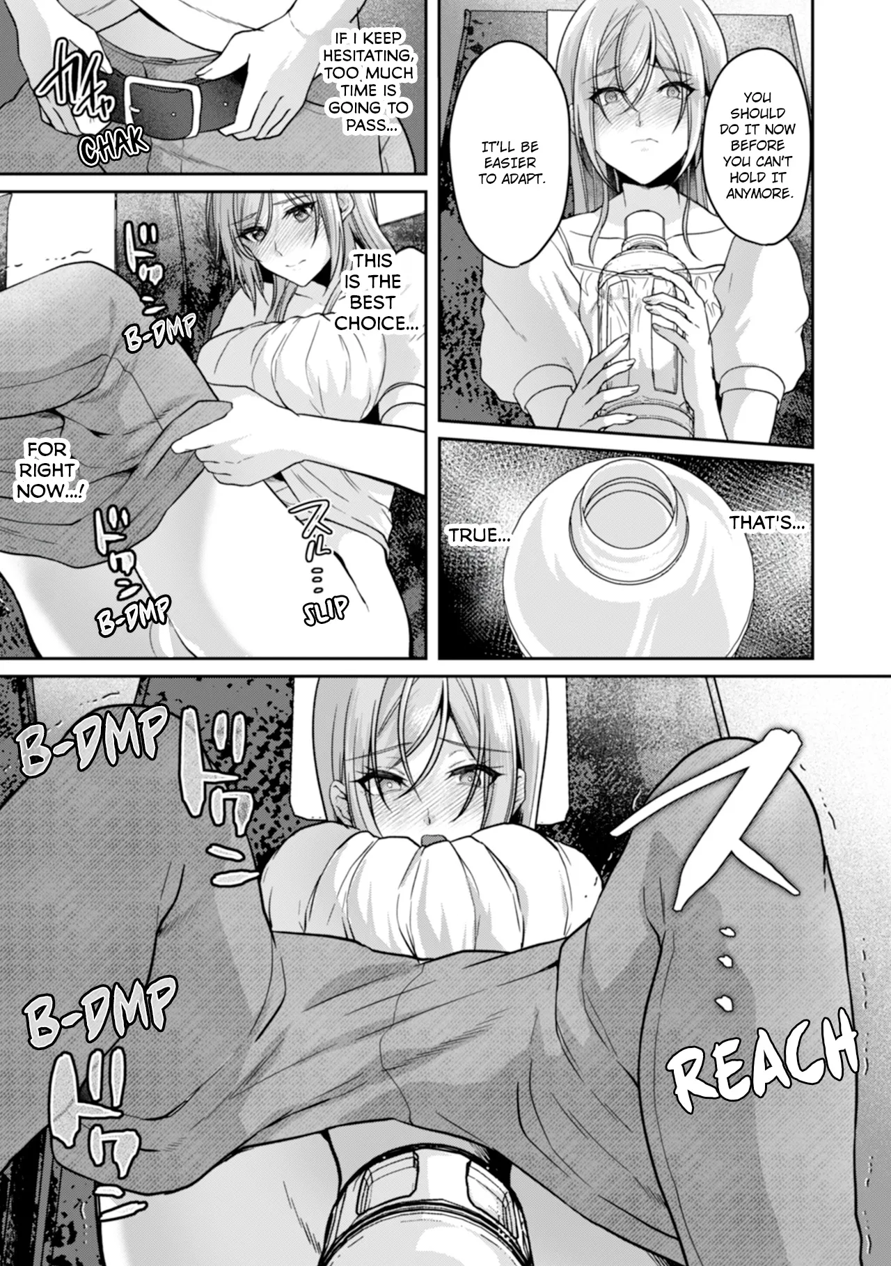 Manin Densha de Shikkin Sunzen!? Chikan Danshi no Ijiwaru na Yubi de Ikasare Tsuzuketa OL | Almost Pissing on a Crowded Train?! #1-16 page 295 - full censorship big breasts hentai manga - read online free