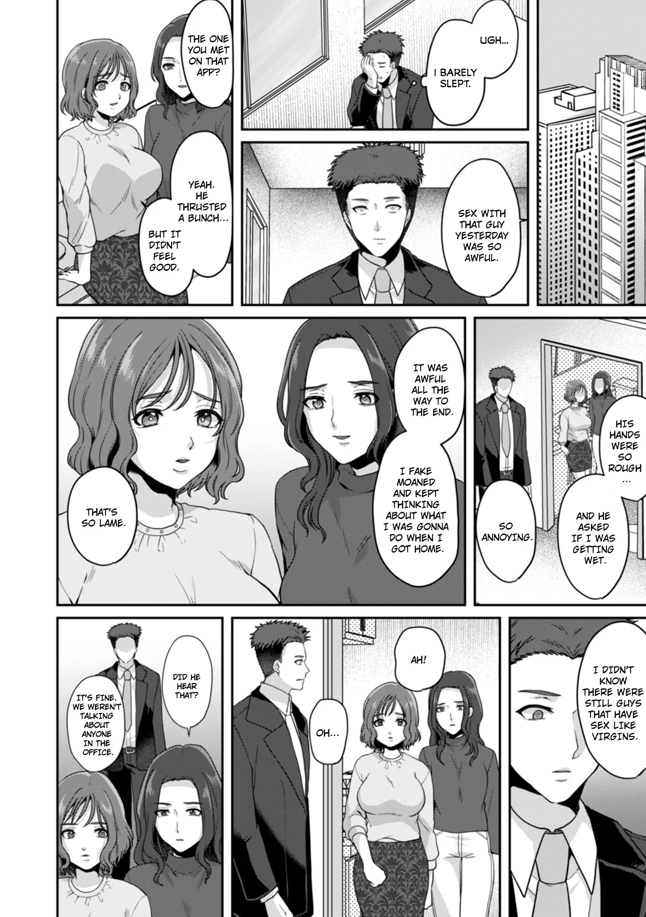 Manin Densha de Shikkin Sunzen!? Chikan Danshi no Ijiwaru na Yubi de Ikasare Tsuzuketa OL | Almost Pissing on a Crowded Train?! #1-16 page 359 - big breasts chastity belt hentai manga - read online free