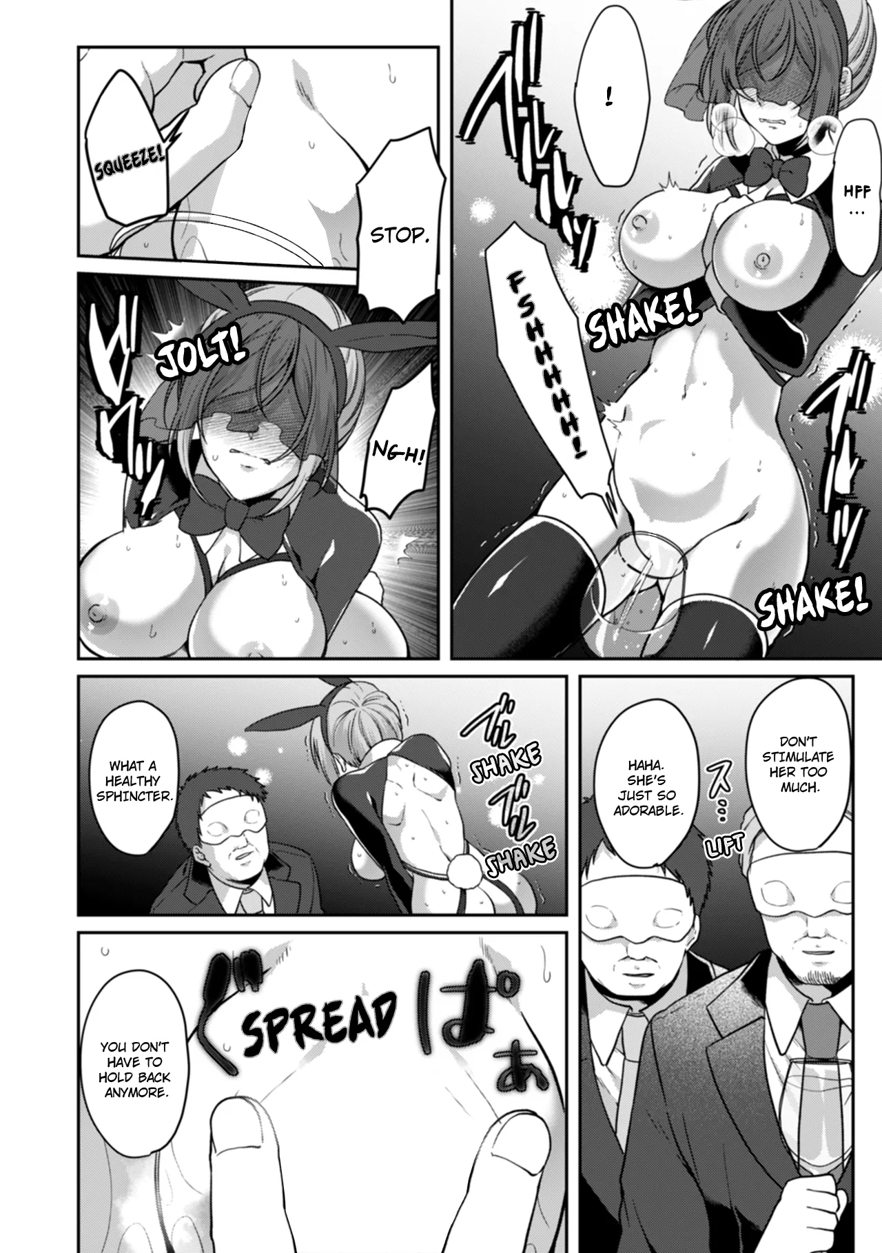 Manin Densha de Shikkin Sunzen!? Chikan Danshi no Ijiwaru na Yubi de Ikasare Tsuzuketa OL | Almost Pissing on a Crowded Train?! #1-16 page 398 - full censorship big breasts hentai manga - read online free