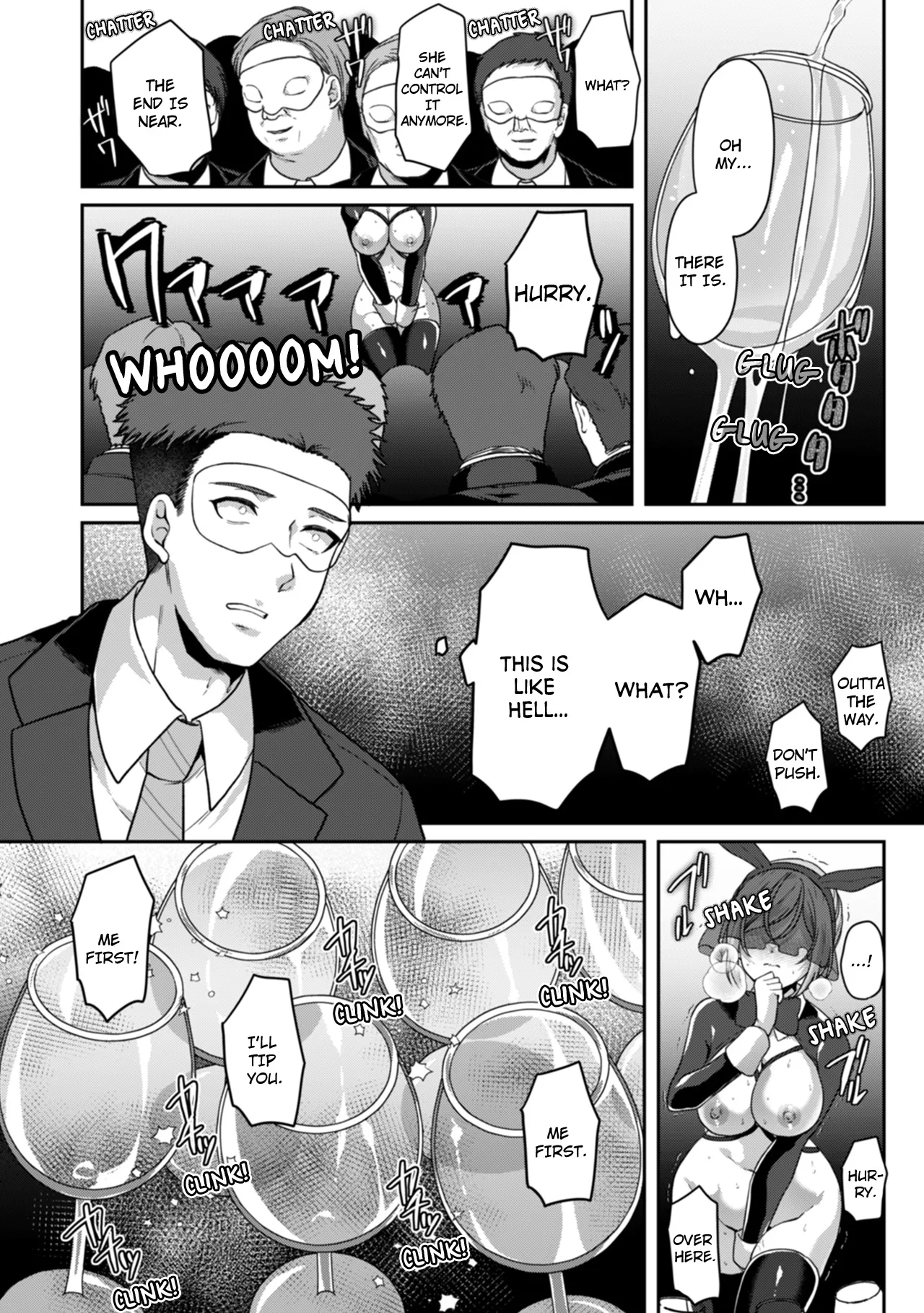 Manin Densha de Shikkin Sunzen!? Chikan Danshi no Ijiwaru na Yubi de Ikasare Tsuzuketa OL | Almost Pissing on a Crowded Train?! #1-16 page 400 - big breasts chastity belt hentai manga - read online free