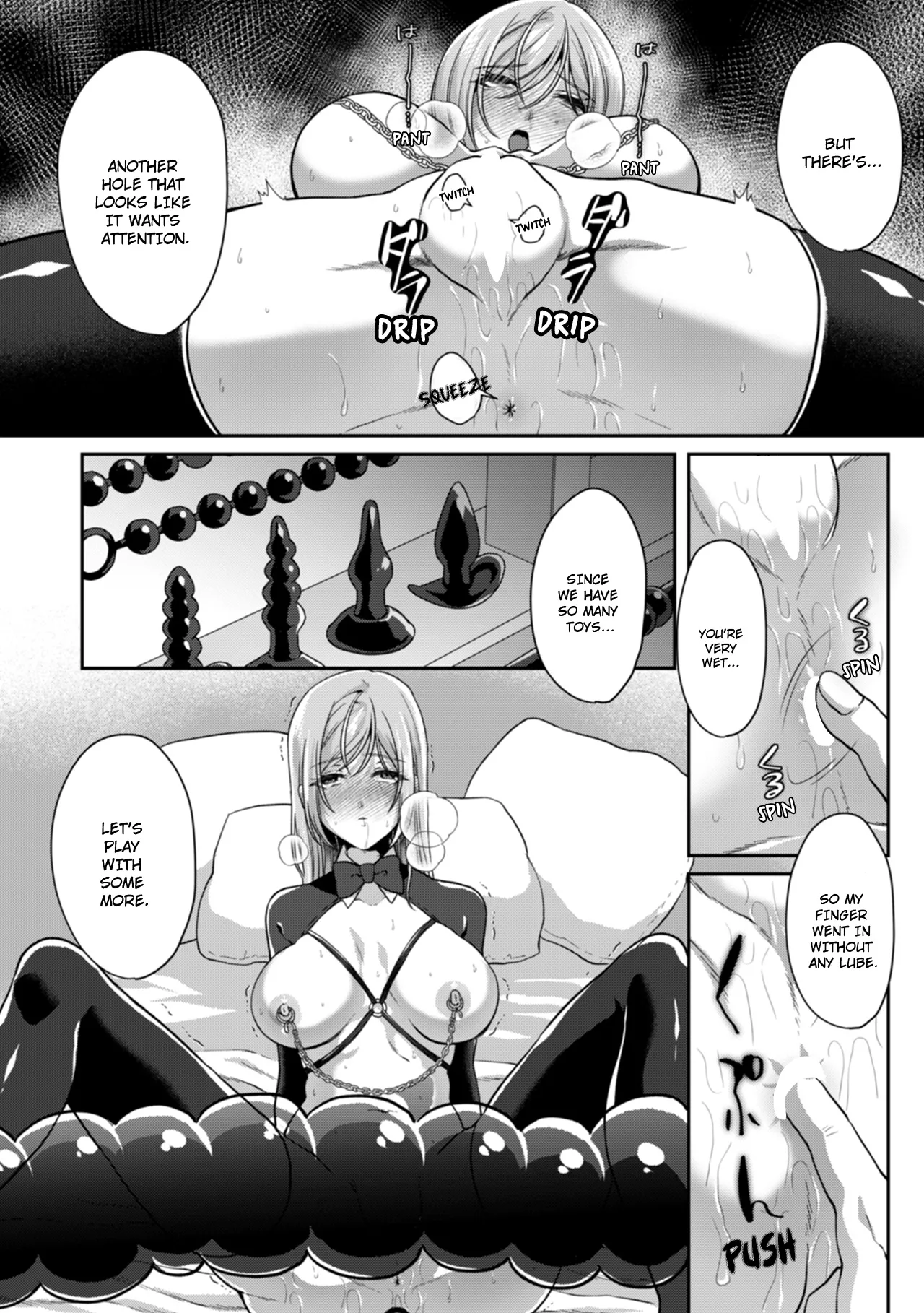 Manin Densha de Shikkin Sunzen!? Chikan Danshi no Ijiwaru na Yubi de Ikasare Tsuzuketa OL | Almost Pissing on a Crowded Train?! #1-16 page 419 - big breasts chastity belt hentai manga - read online free