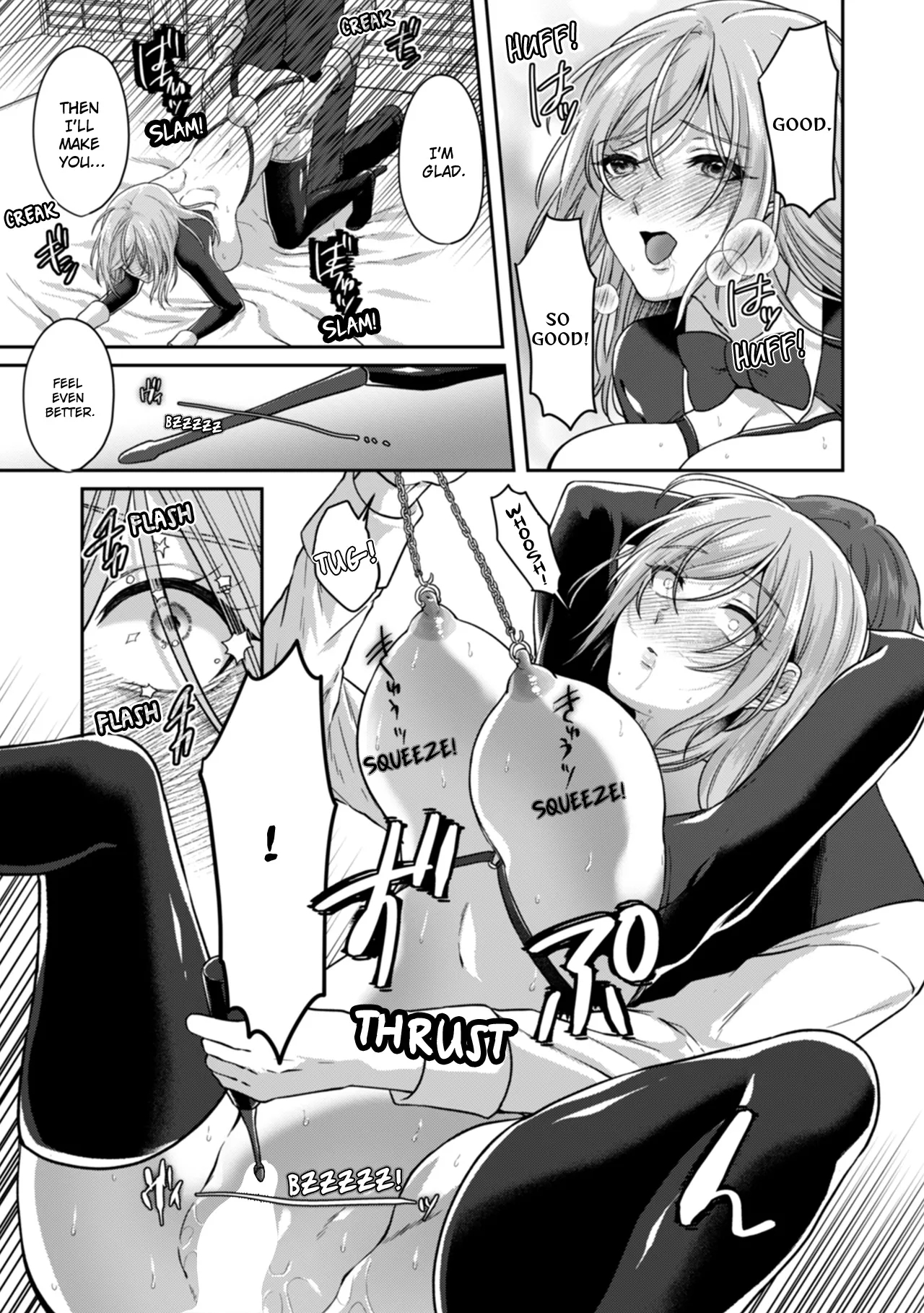 Manin Densha de Shikkin Sunzen!? Chikan Danshi no Ijiwaru na Yubi de Ikasare Tsuzuketa OL | Almost Pissing on a Crowded Train?! #1-16 page 422 - big breasts chastity belt hentai manga - read online free