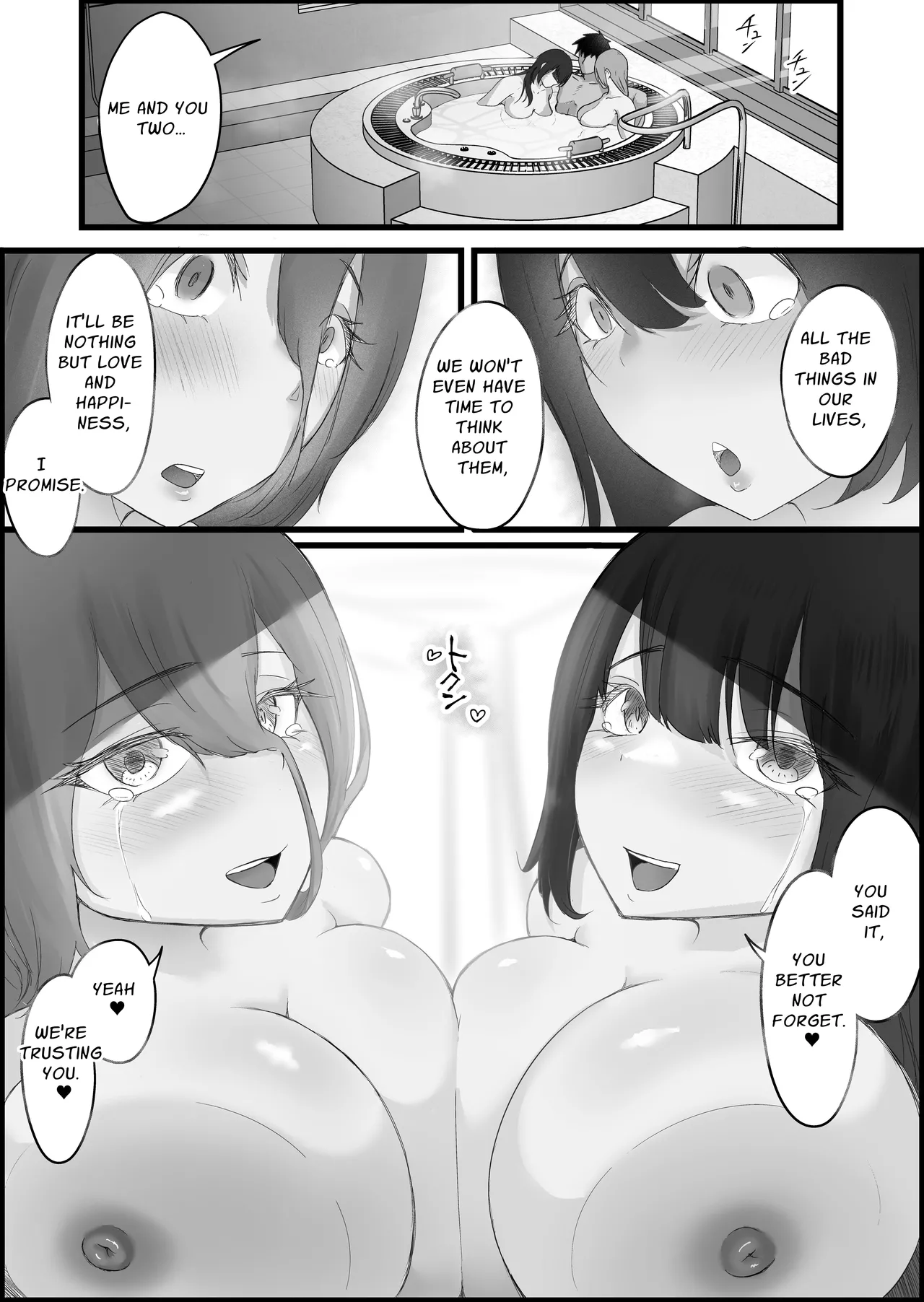 [Dadacco Racco-chan] Downer-Kei Hitozuma-tachi o Netotte Ikasetete Shiawase ni shita Hanashi. | Story About How I Fucked, Cucked, And Brought To Bliss Some Languid Wives. [English] [Penguin Piper] page 34 original parody - sole male big breasts hentai manga - read online free