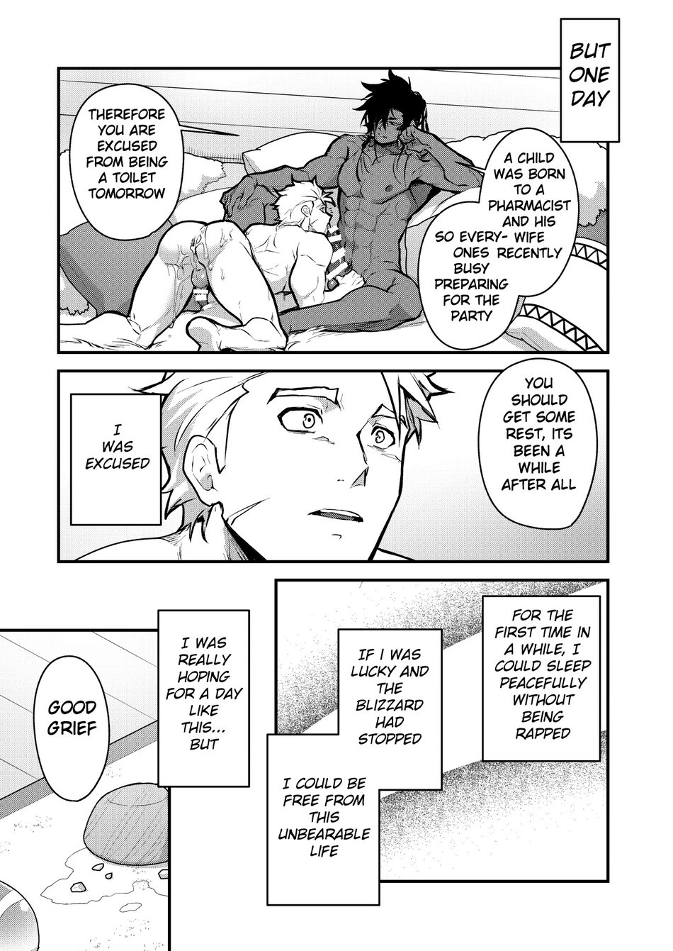 Kurotetsu no Yado Seidorei e to Otsu Kenshi | The Black Iron Inn: A Story of a Swordsman Who Becomes a Sex Slave page 25 original parody - dark skin muscle hentai manga - read online free