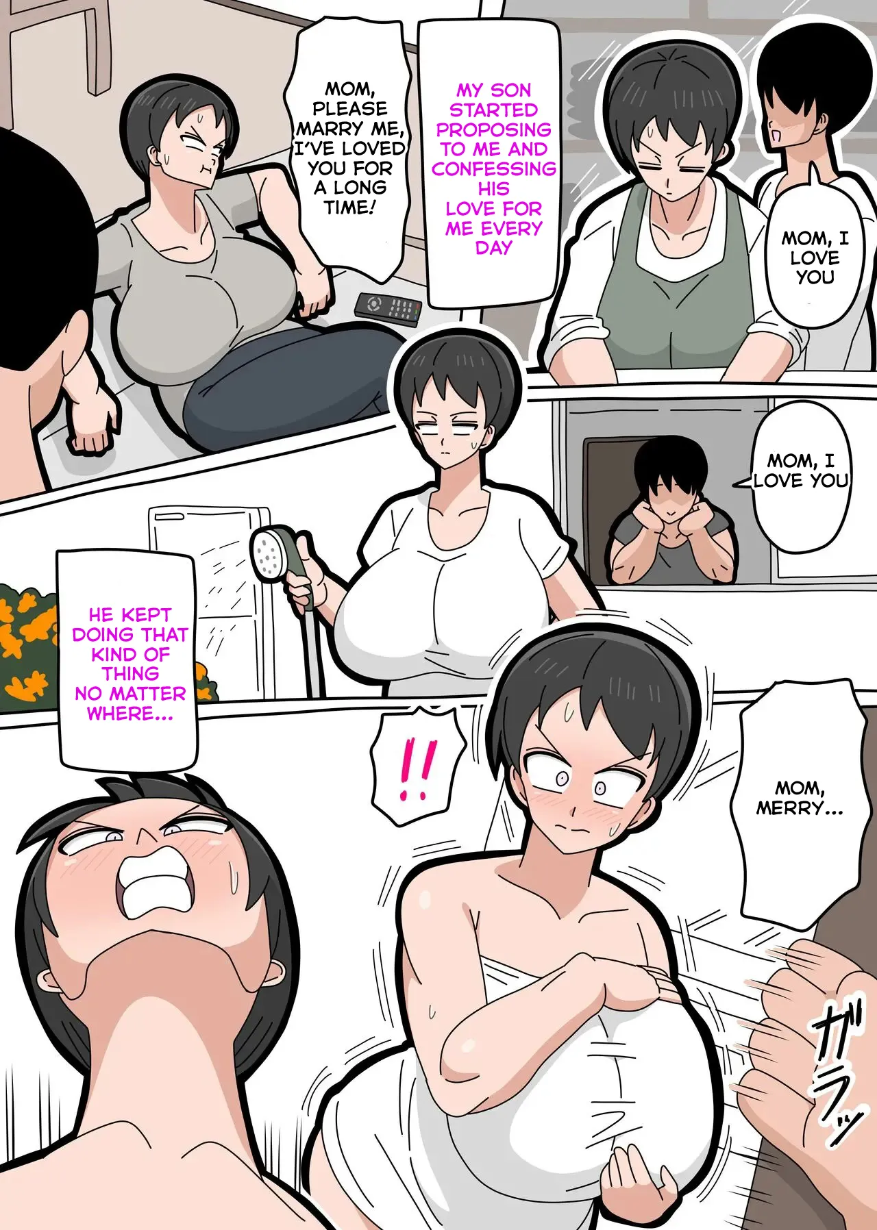 Musuko to Kekkon Shite mo Ii desu ka? 1 | CAN I MARRY MY BIOLOGICAL SON? 1 page 13 original parody - milf sweating hentai manga - read online free