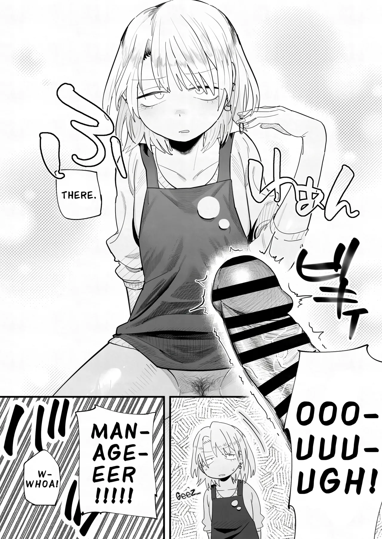 Tenchou ga Etchi na Koto to Hikikae ni Kyuryou o Kezuri ni Kuru !! | My Manager Docks My Pay In Exchange for Sexual Favors!!! page 20 original parody - handjob leg lock hentai manga - read online free