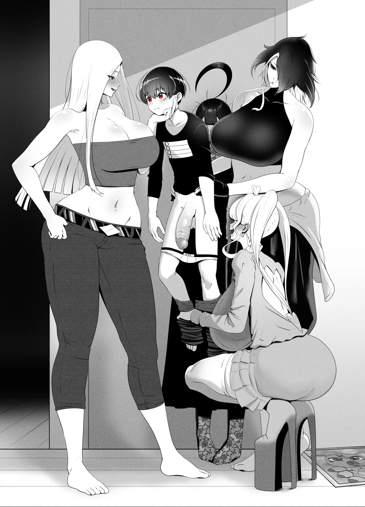 ANEOTO page 64 original parody - uncensored tall girl hentai manga - read online free