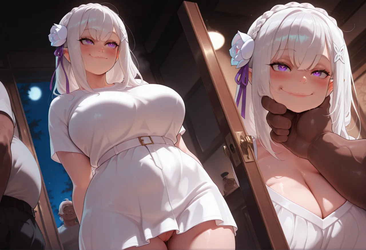 EMILIA - RE:ZERO - 110+ IMAGES kranken ai generated page 109 featuring emilia re zero kara hajimeru isekai seikatsu parody - big breasts uncensored hentai manga - read online free