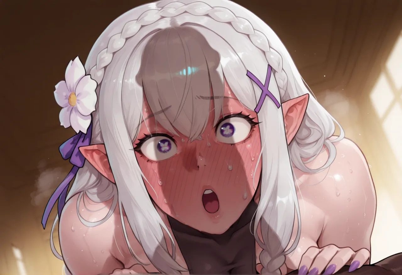 EMILIA - RE:ZERO - 110+ IMAGES kranken ai generated page 67 featuring emilia re zero kara hajimeru isekai seikatsu parody - big breasts uncensored hentai manga - read online free