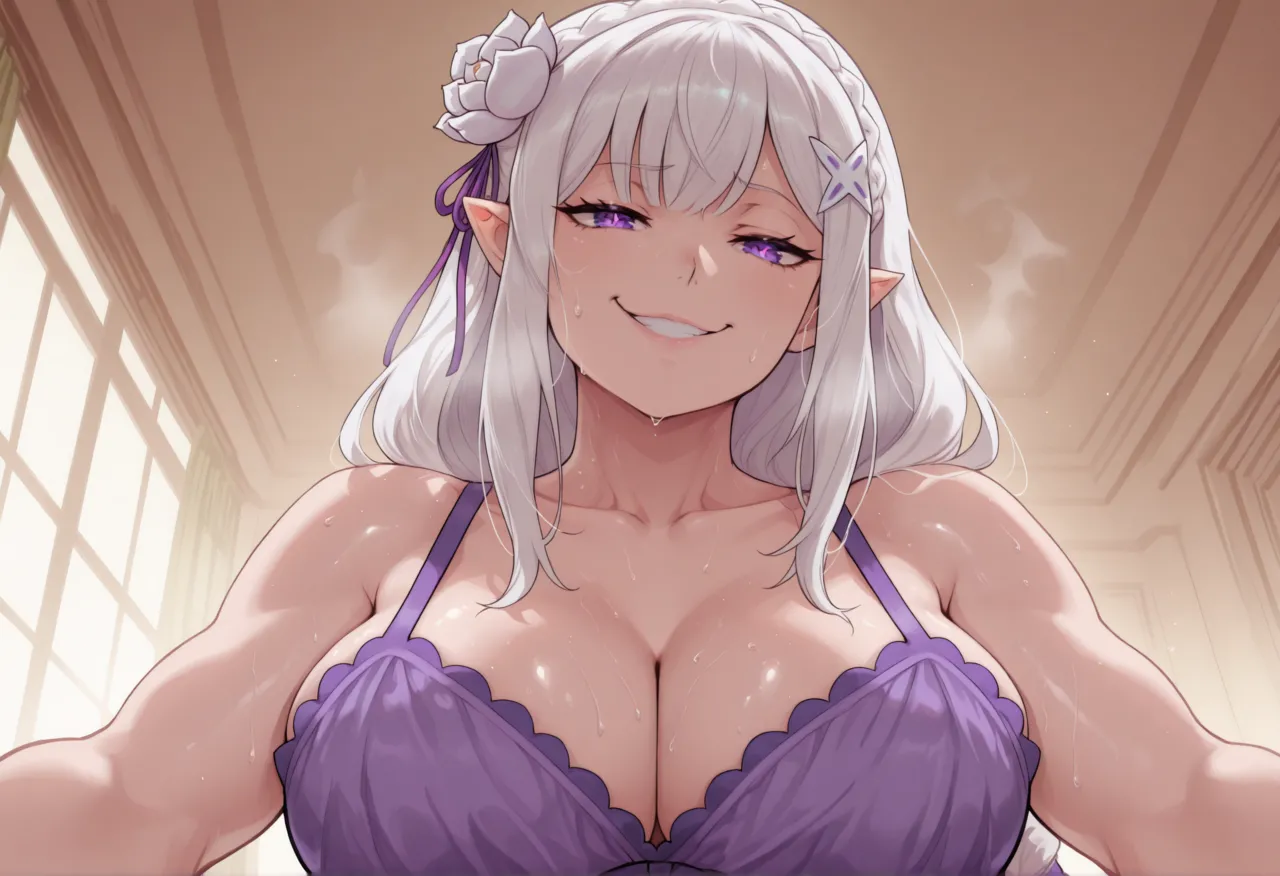 EMILIA - RE:ZERO - 110+ IMAGES kranken ai generated page 77 featuring emilia re zero kara hajimeru isekai seikatsu parody - big breasts uncensored hentai manga - read online free