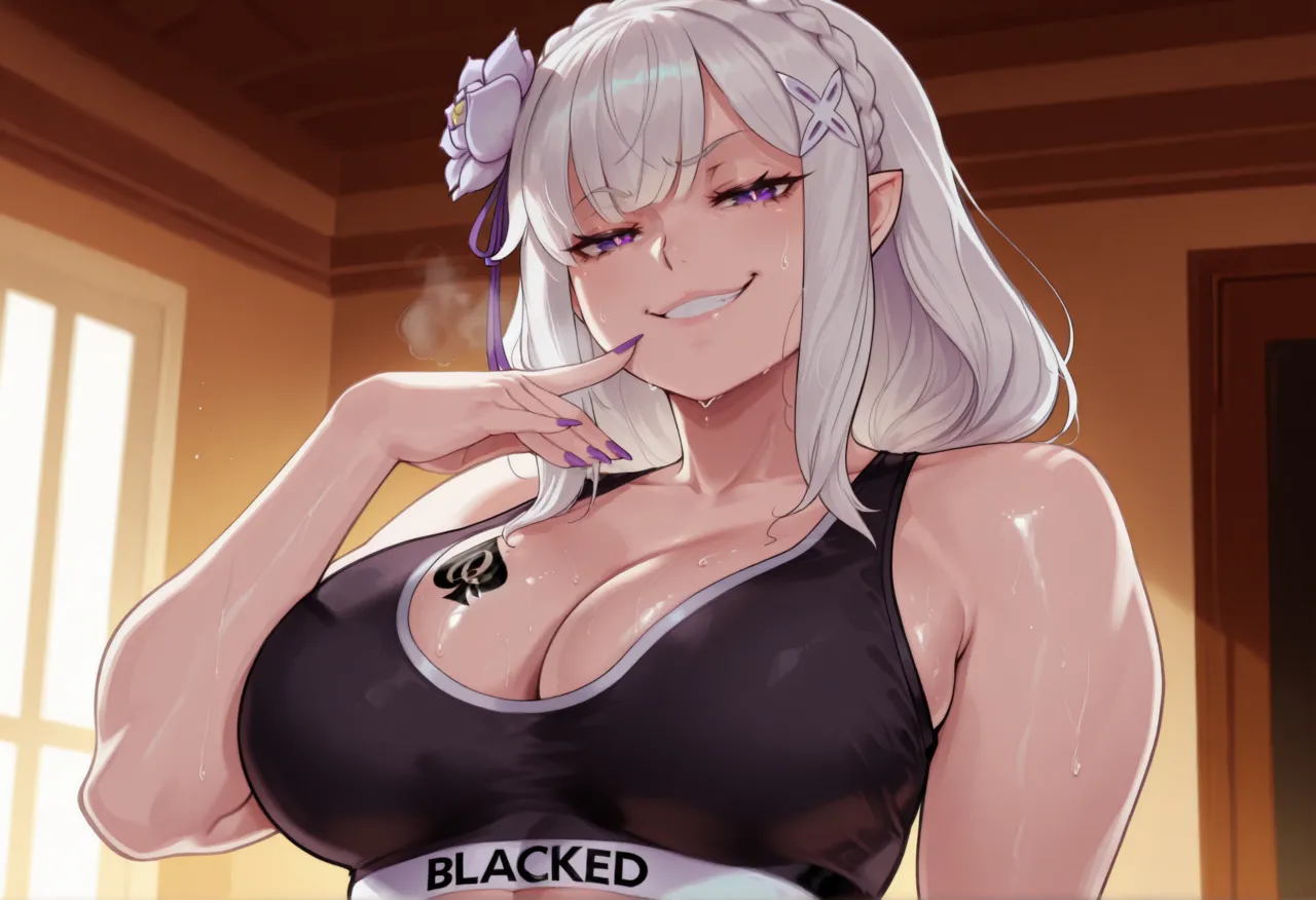 EMILIA - RE:ZERO - 110+ IMAGES kranken ai generated - Page 9
