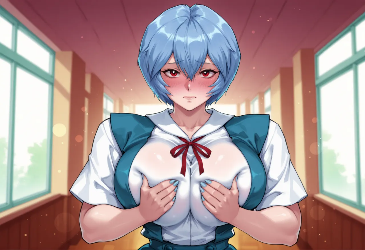 REI AYANAMI - EVANGELION - 140+ IMAGES kranken ai generated page 133 featuring rei ayanami neon genesis evangelion parody - big breasts uncensored hentai manga - read online free