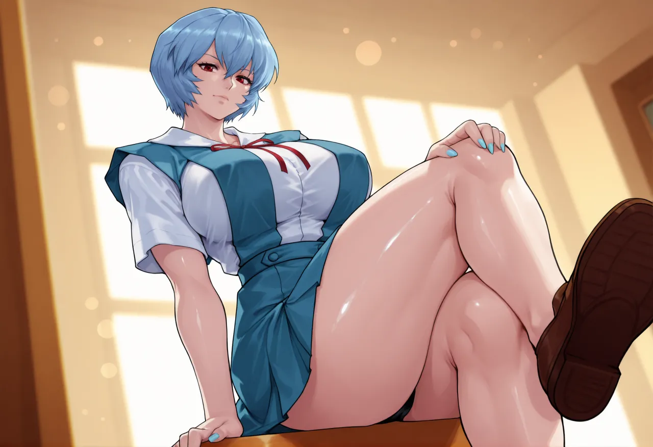 REI AYANAMI - EVANGELION - 140+ IMAGES kranken ai generated page 19 featuring rei ayanami neon genesis evangelion parody - big penis uncensored hentai manga - read online free