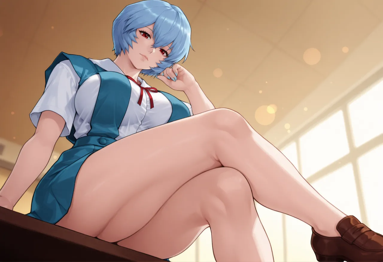 REI AYANAMI - EVANGELION - 140+ IMAGES kranken ai generated page 20 featuring rei ayanami neon genesis evangelion parody - big penis uncensored hentai manga - read online free