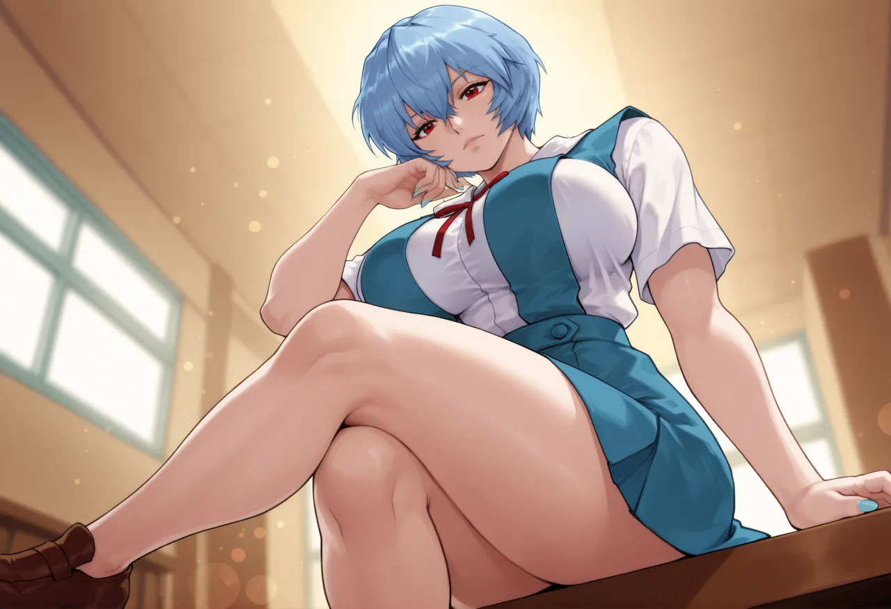 REI AYANAMI - EVANGELION - 140+ IMAGES kranken ai generated page 21 featuring rei ayanami neon genesis evangelion parody - big penis uncensored hentai manga - read online free