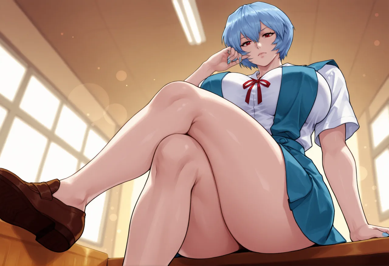 REI AYANAMI - EVANGELION - 140+ IMAGES kranken ai generated page 22 featuring rei ayanami neon genesis evangelion parody - big penis uncensored hentai manga - read online free