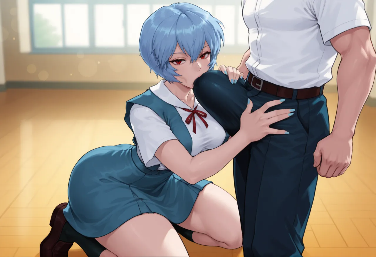 REI AYANAMI - EVANGELION - 140+ IMAGES kranken ai generated page 40 featuring rei ayanami neon genesis evangelion parody - big breasts uncensored hentai manga - read online free