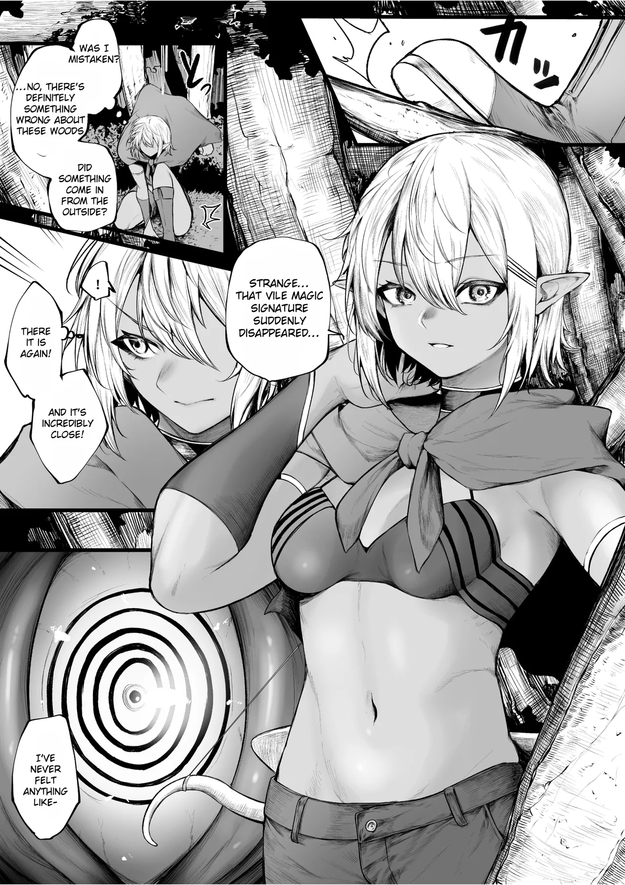 The Story of a Dark Elf Being Turned Into a Mess by Hypnosis - Page 1