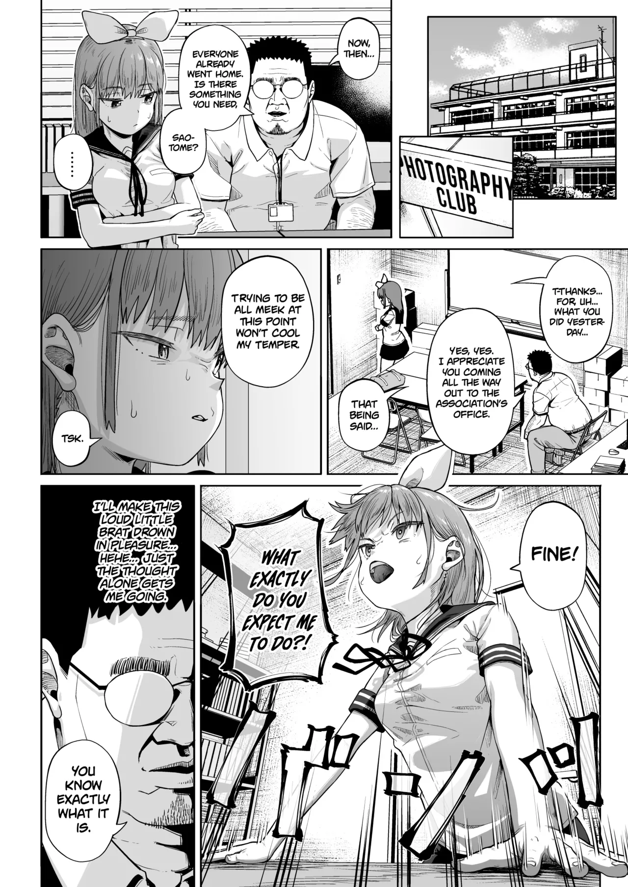 [Circle Mizusane (Mizusane)] Joshi Shashin-bu to Oji-san Shidouin 5 | Girls' Photography Club and the Uncle Instructor 5 [English] [Project Valvrein] page 21 original parody - glasses cervix penetration hentai manga - read online free