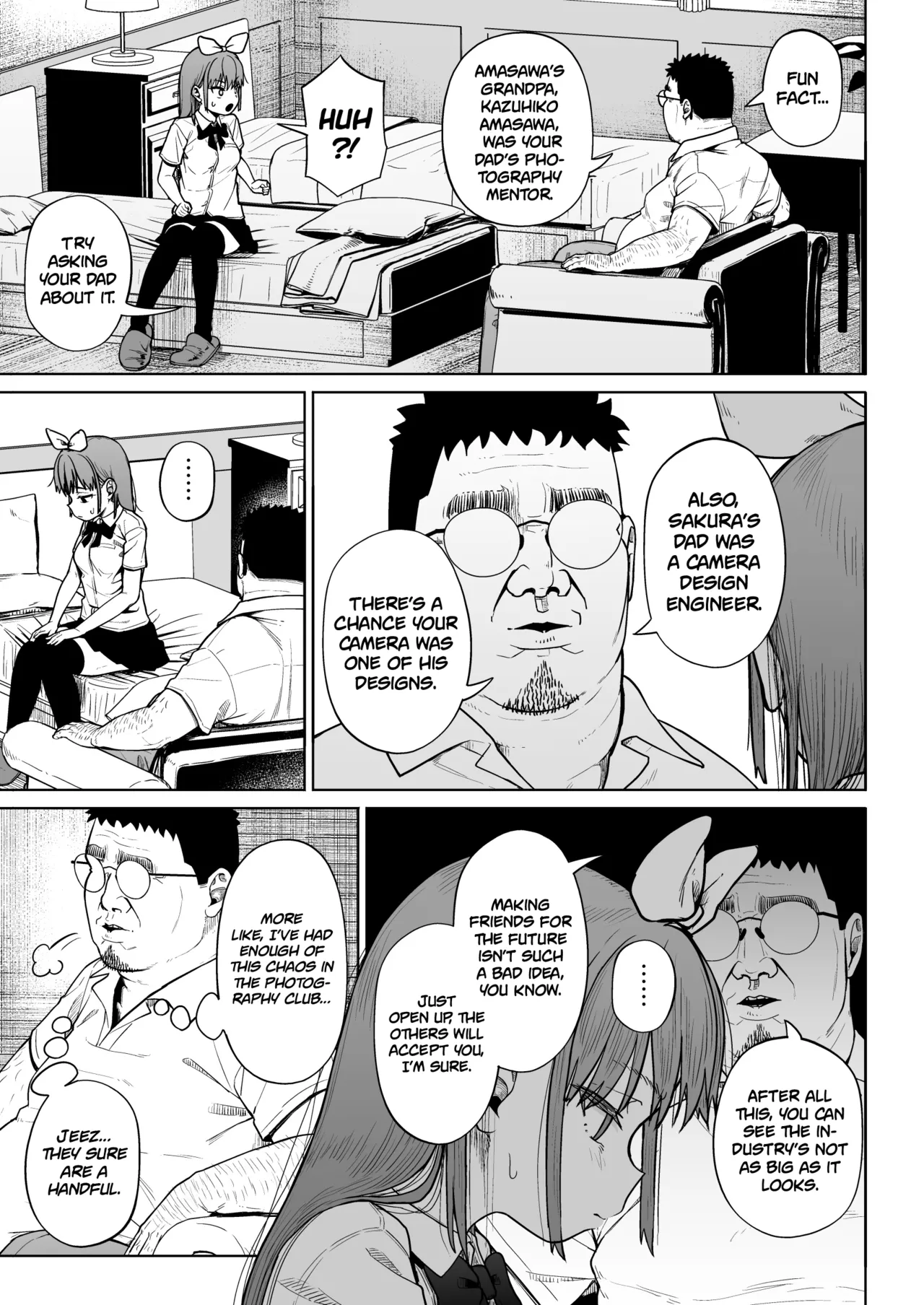 [Circle Mizusane (Mizusane)] Joshi Shashin-bu to Oji-san Shidouin 5 | Girls' Photography Club and the Uncle Instructor 5 [English] [Project Valvrein] page 56 original parody - sole male x-ray hentai manga - read online free