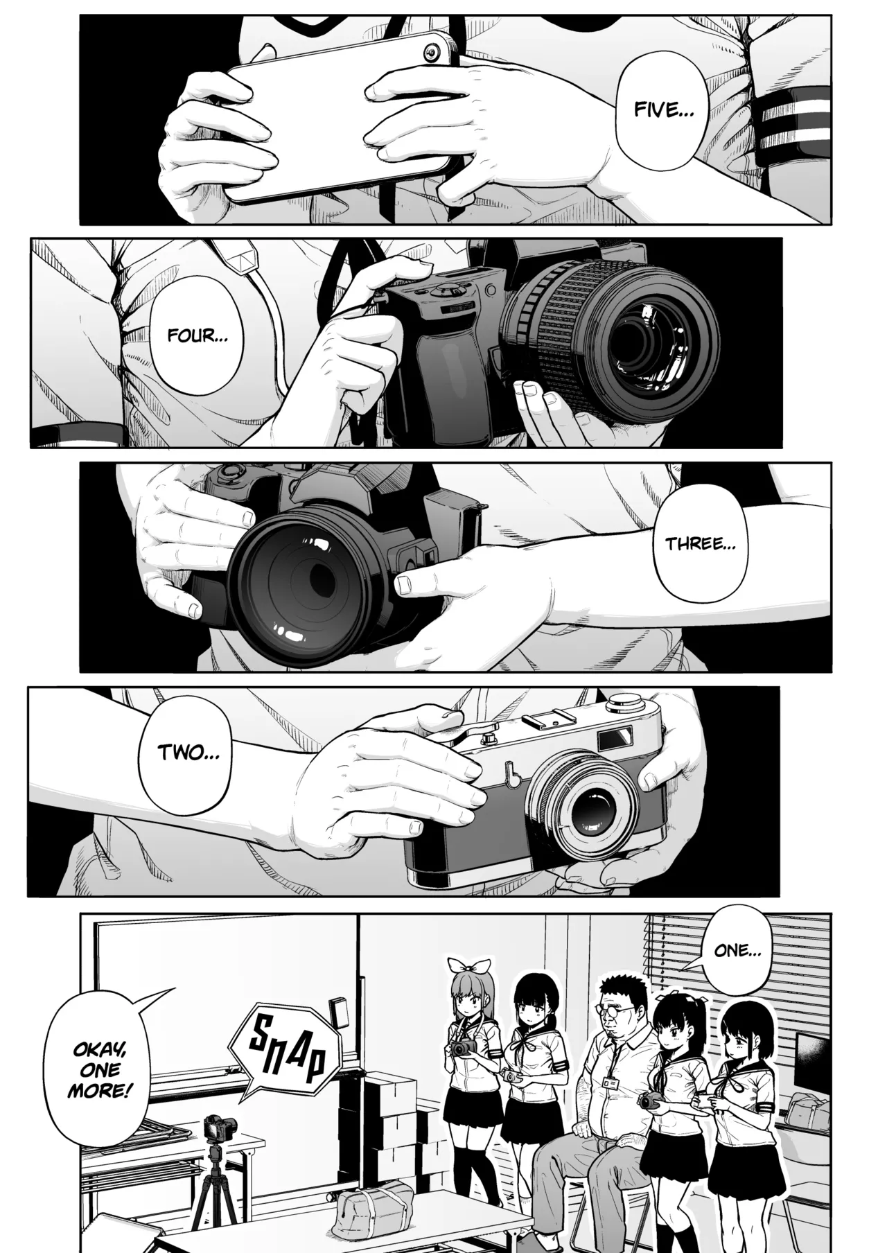 [Circle Mizusane (Mizusane)] Joshi Shashin-bu to Oji-san Shidouin 5 | Girls' Photography Club and the Uncle Instructor 5 [English] [Project Valvrein] page 62 original parody - glasses cervix penetration hentai manga - read online free