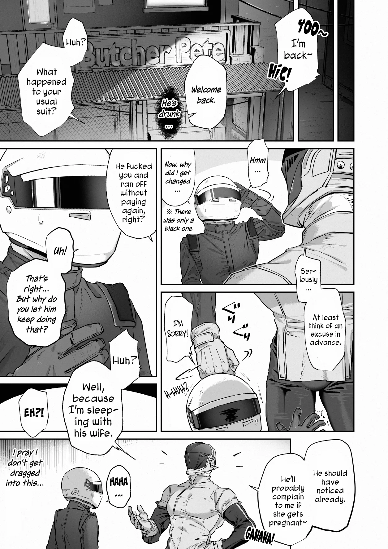 White Full-Face Helmet Consensual Sex Manga page 29 original parody - gloves anal hentai manga - read online free
