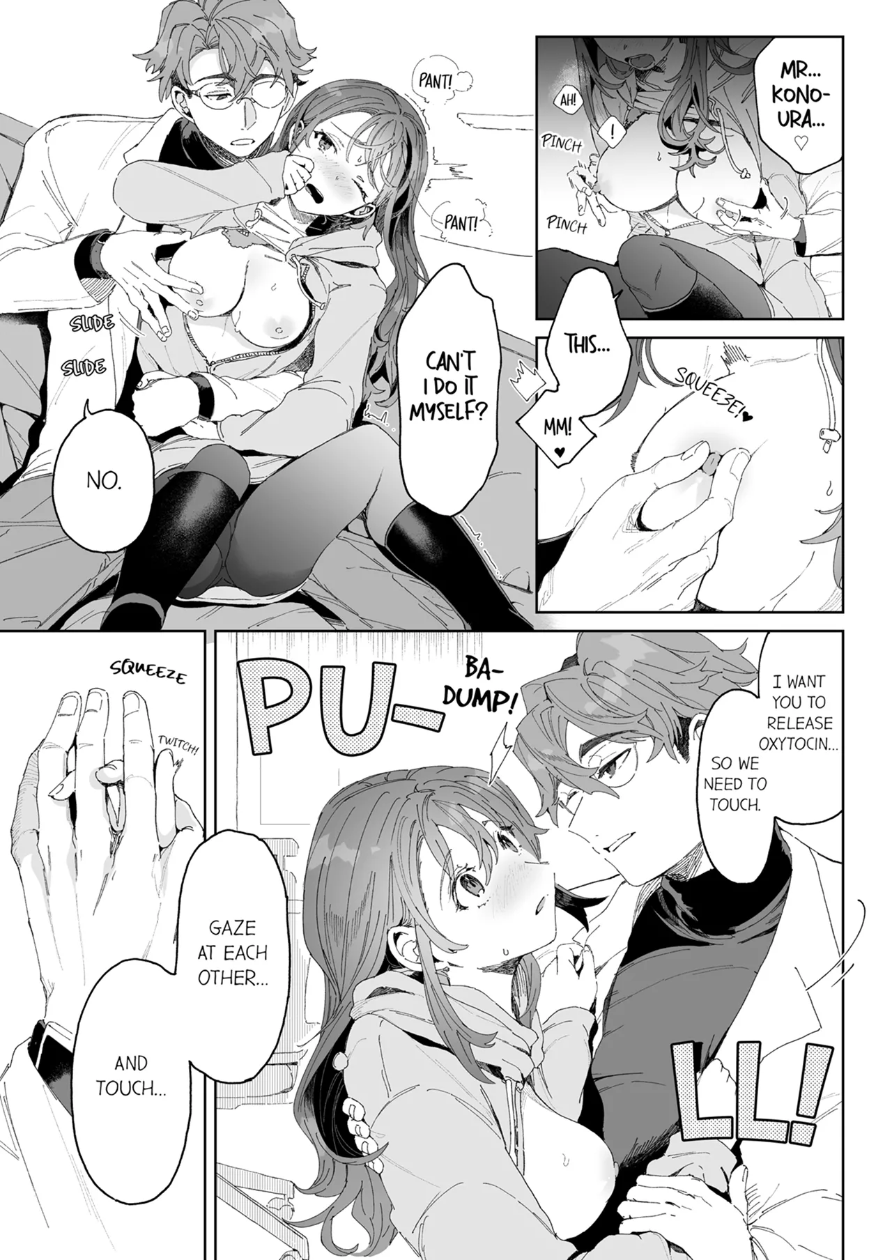[Otsui Mikage (Otomeshi Mikage)] Kenkyuu Naiyou wa Seikan Kaihatsu!? ~Wata-chan wa Kyouju no H na Jikkendai~ | Researching Sexual Development!? -Wata Becomes Her Professor's Test Subject for Sex- Chapter 1-8 [English] page 56 - sole female sole male hentai manga - read online free