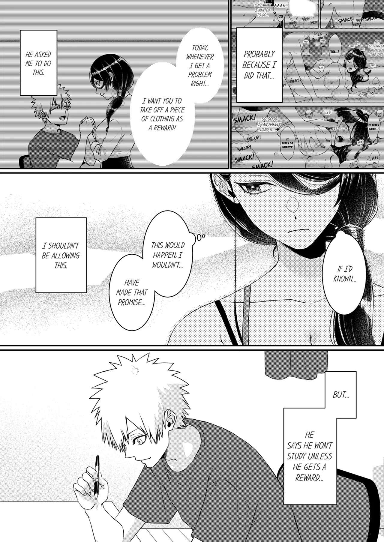 'Sensei, Sounyuu Rete mo Iinda yo ne?' ~ Oshi ni Yowai Kateikyoushi, Oshiego SEX ni Hame Makete | Can I Stick it in, Teacher? An Easily Persuaded Private Tutor Gives in to Having Sex With Her Student Chapter 1-8 page 28 - sole female sole male hentai manga - read online free