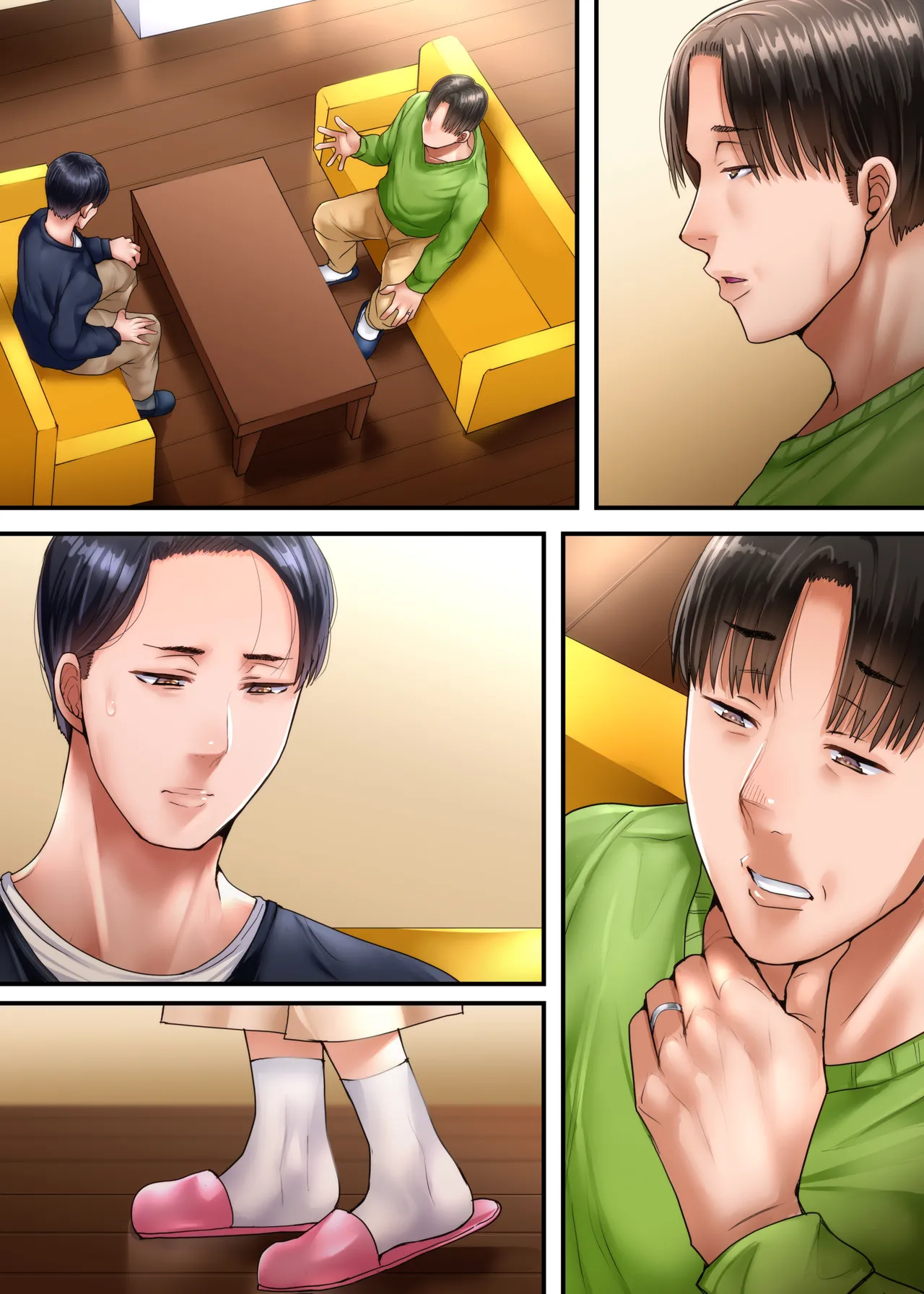 Kaigai Shusshin no Shinkon Tsuma ga Hoka no Otoko to Yaritai to Dogezashite Kimashita page 159 - full color big penis hentai manga - read online free