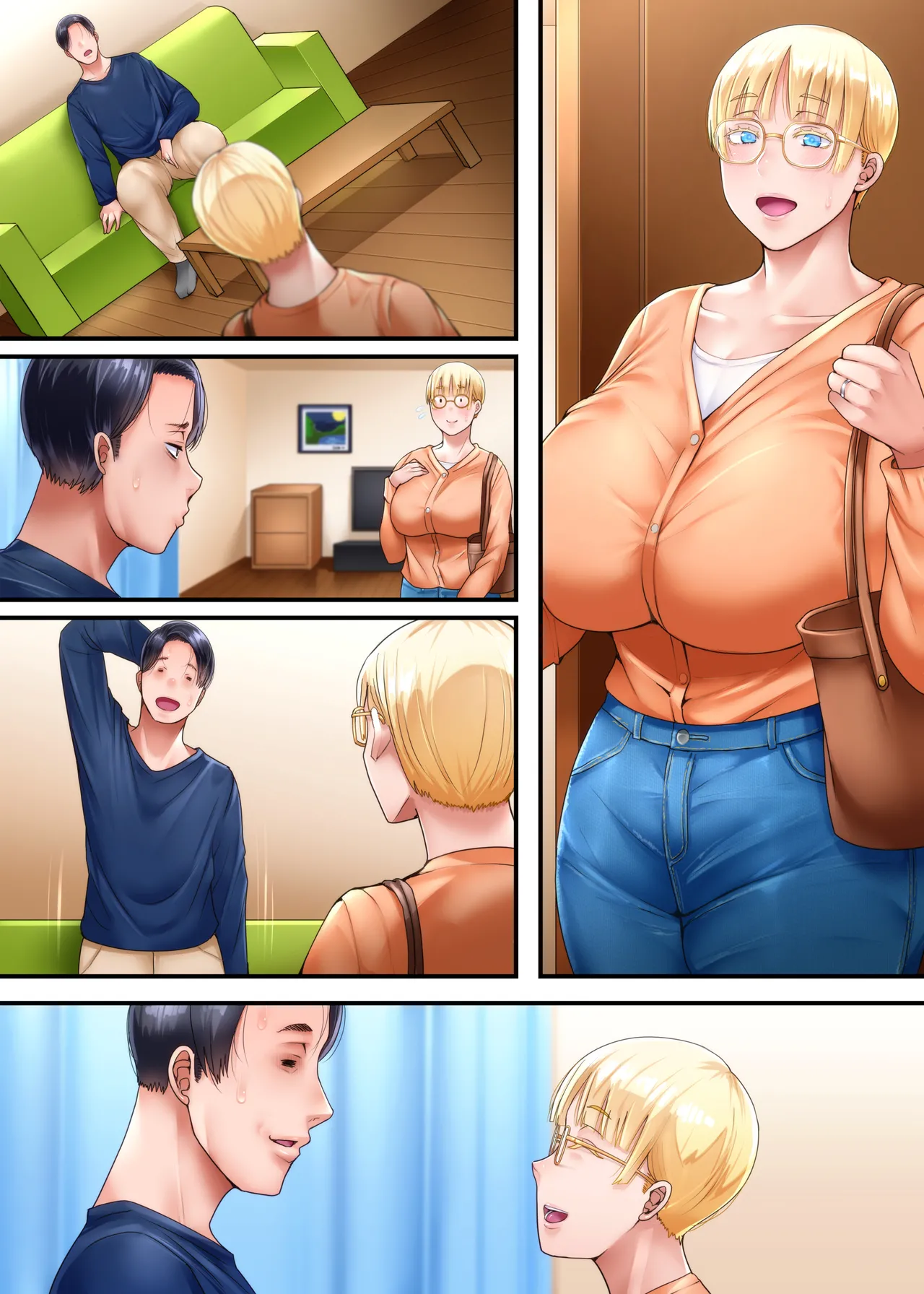 Kaigai Shusshin no Shinkon Tsuma ga Hoka no Otoko to Yaritai to Dogezashite Kimashita page 97 - milf big breasts hentai manga - read online free