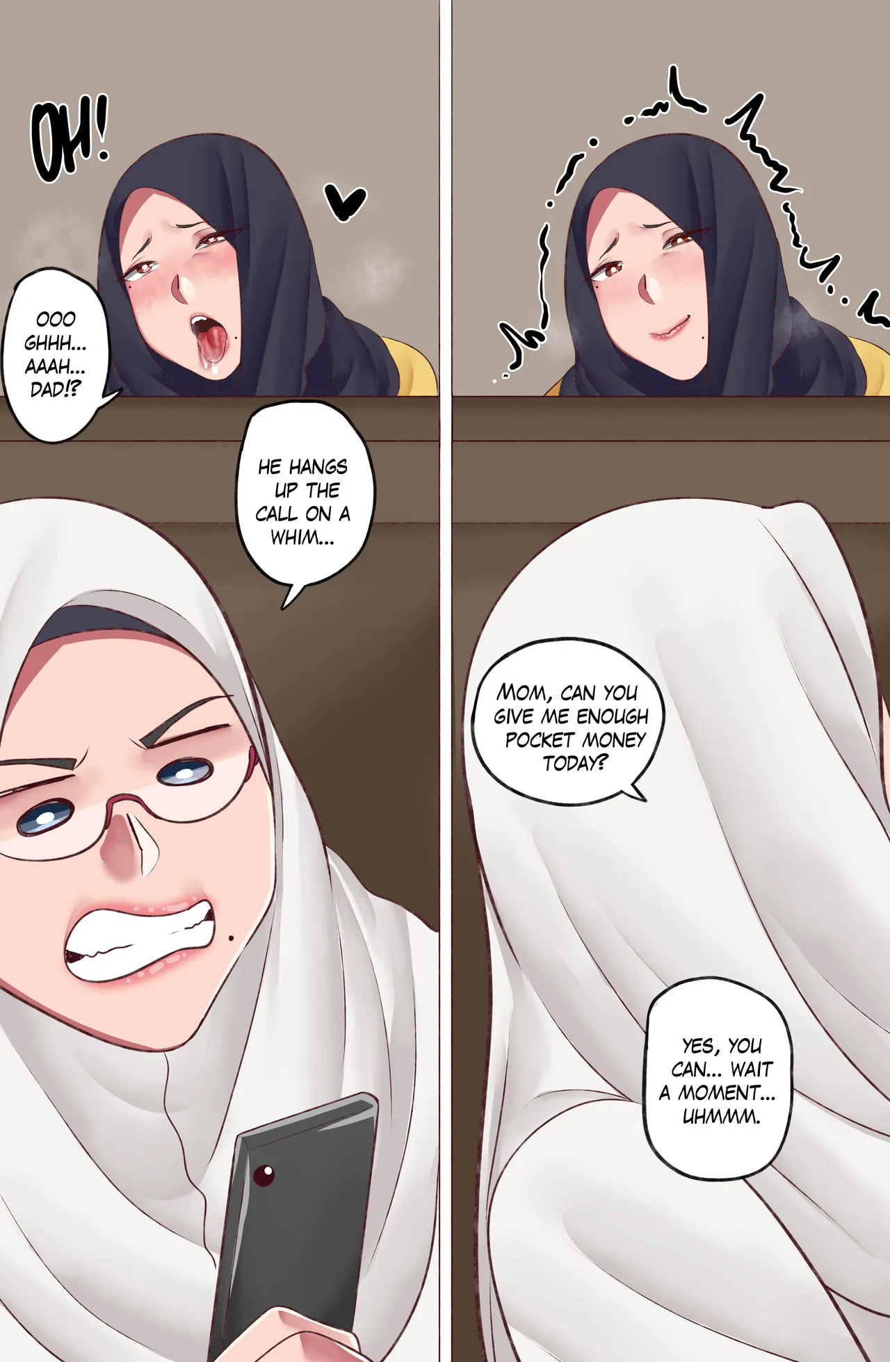 Widia and Daddy remake 1 page 17 original parody - big breasts netorare hentai manga - read online free