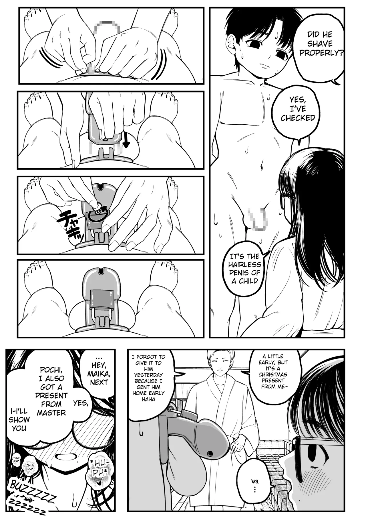 [Yumekawa Dododo-chan] Boku to Kanojo to Goshujin-sama no Fuyuyasumi 1-3 [English] page 15 original parody - big penis big areolae hentai manga - read online free