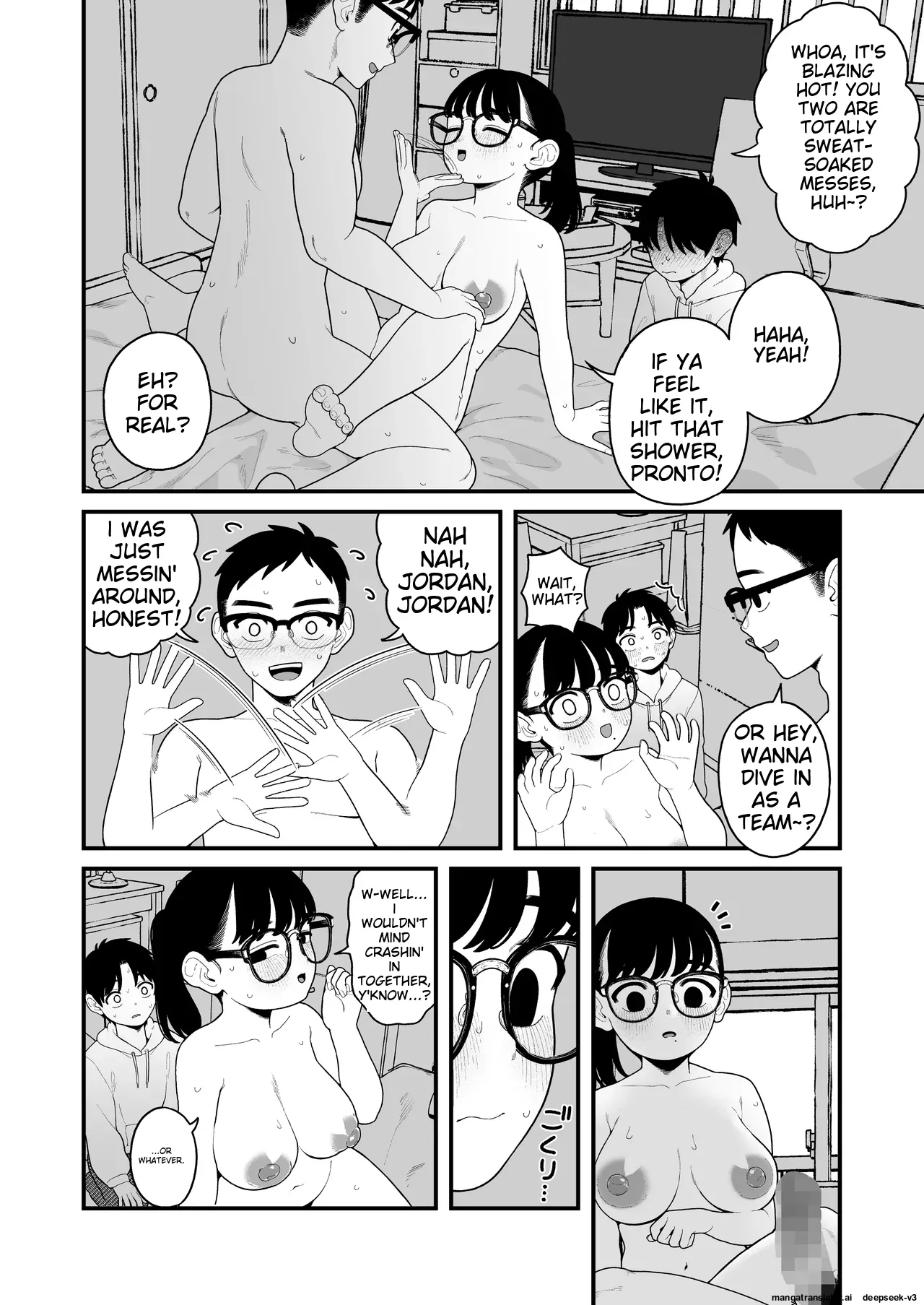 [Yumekawa Dododo-chan] Boku to Kanojo to Goshujin-sama no Fuyuyasumi 1-3 [English] page 168 original parody - big penis big areolae hentai manga - read online free