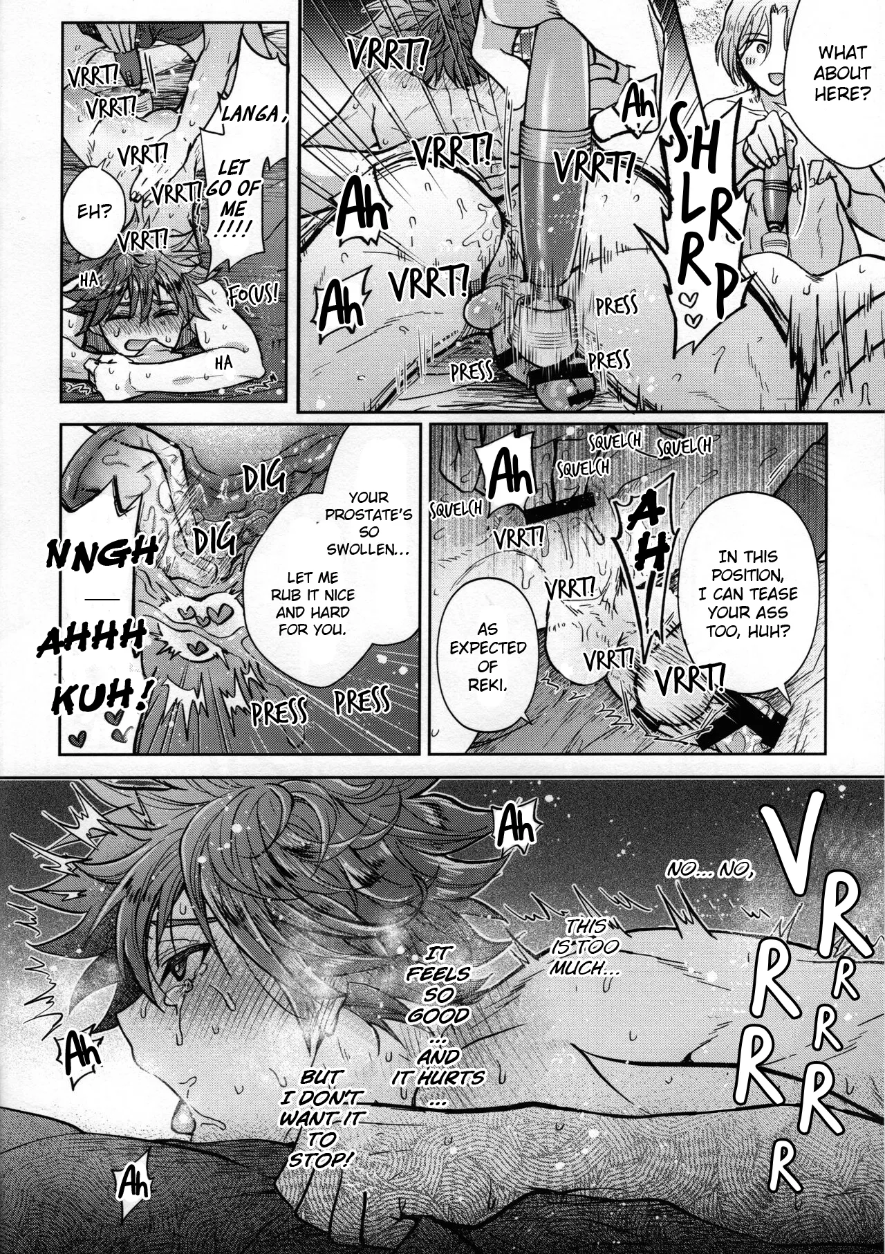 LoveHo is Wonderland page 18 featuring langa hasegawa sk8 the infinity parody - prostate massage urination hentai manga - read online free