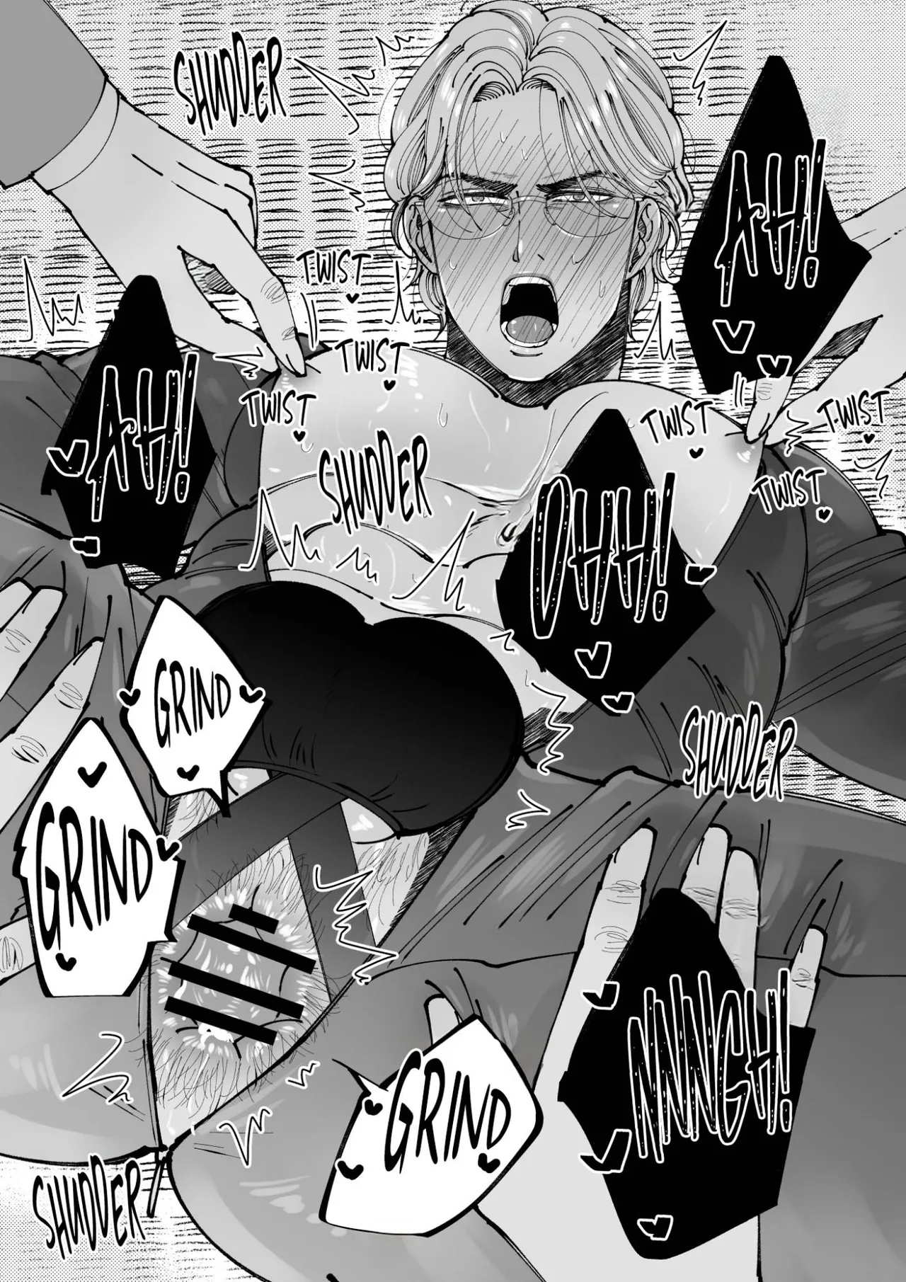 Mob x Koroshiya | Mob x Hit Man Chapters 1-3 page 70 - glasses prostate massage hentai manga - read online free
