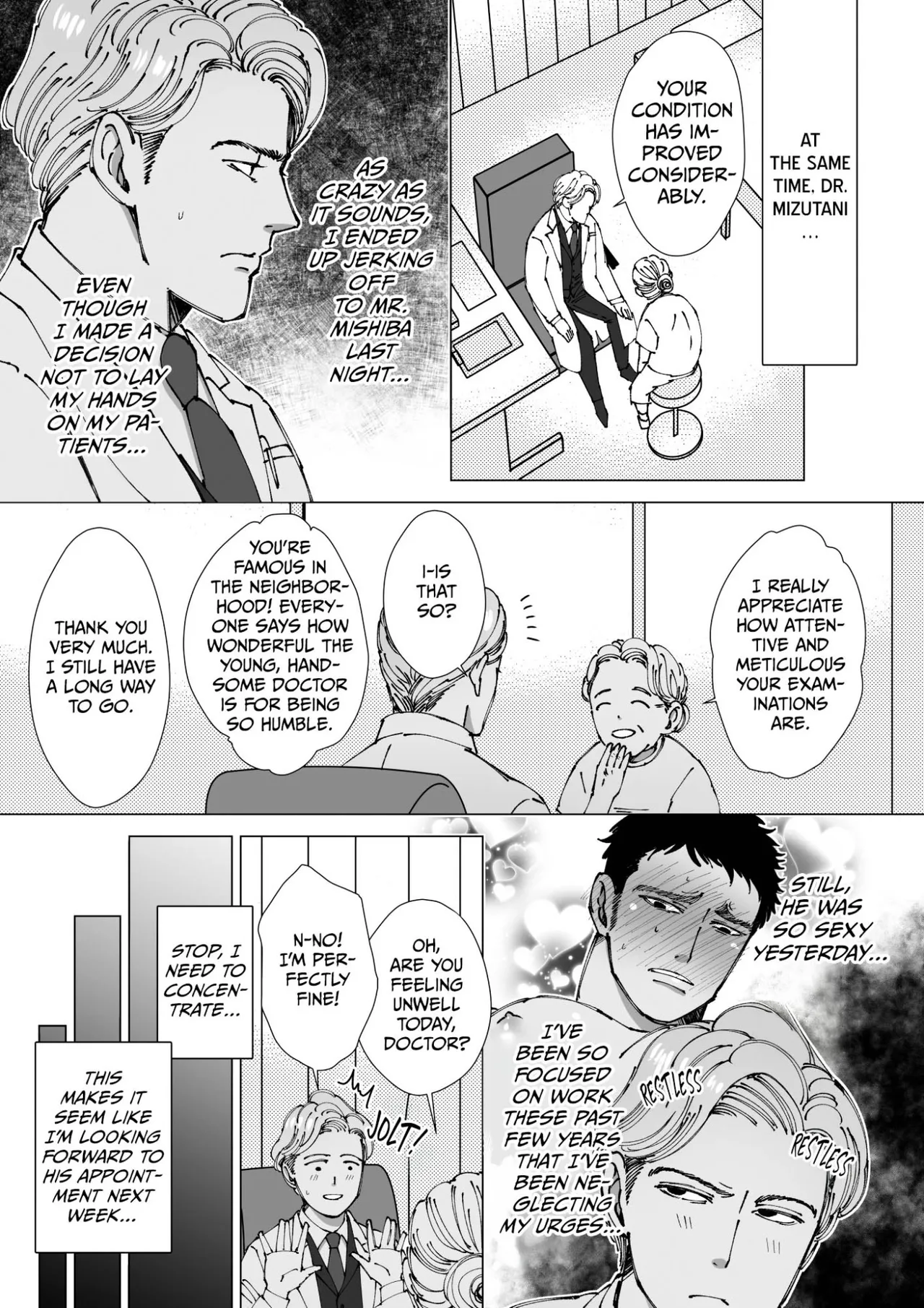 Sawatte Tatasete, Kanbotsu Chikubi. | Touch Me and Make My Inverted Nipples Hard Chapters 1-3 page 15 - muscle lab coat hentai manga - read online free