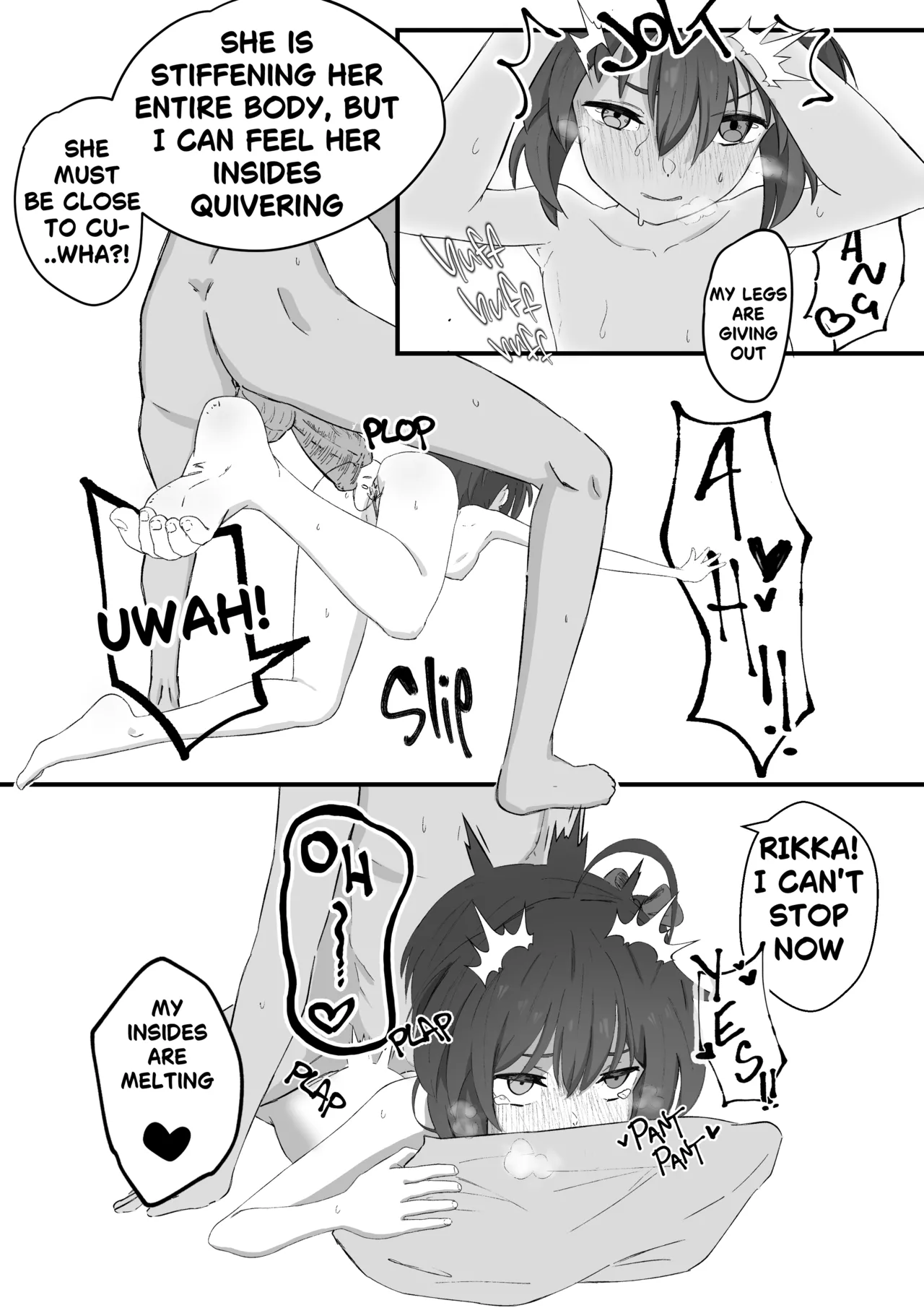 Rikka's surprise attack page 27 featuring yuuta togashi chuunibyou demo koi ga shitai parody - sweating kissing hentai manga - read online free