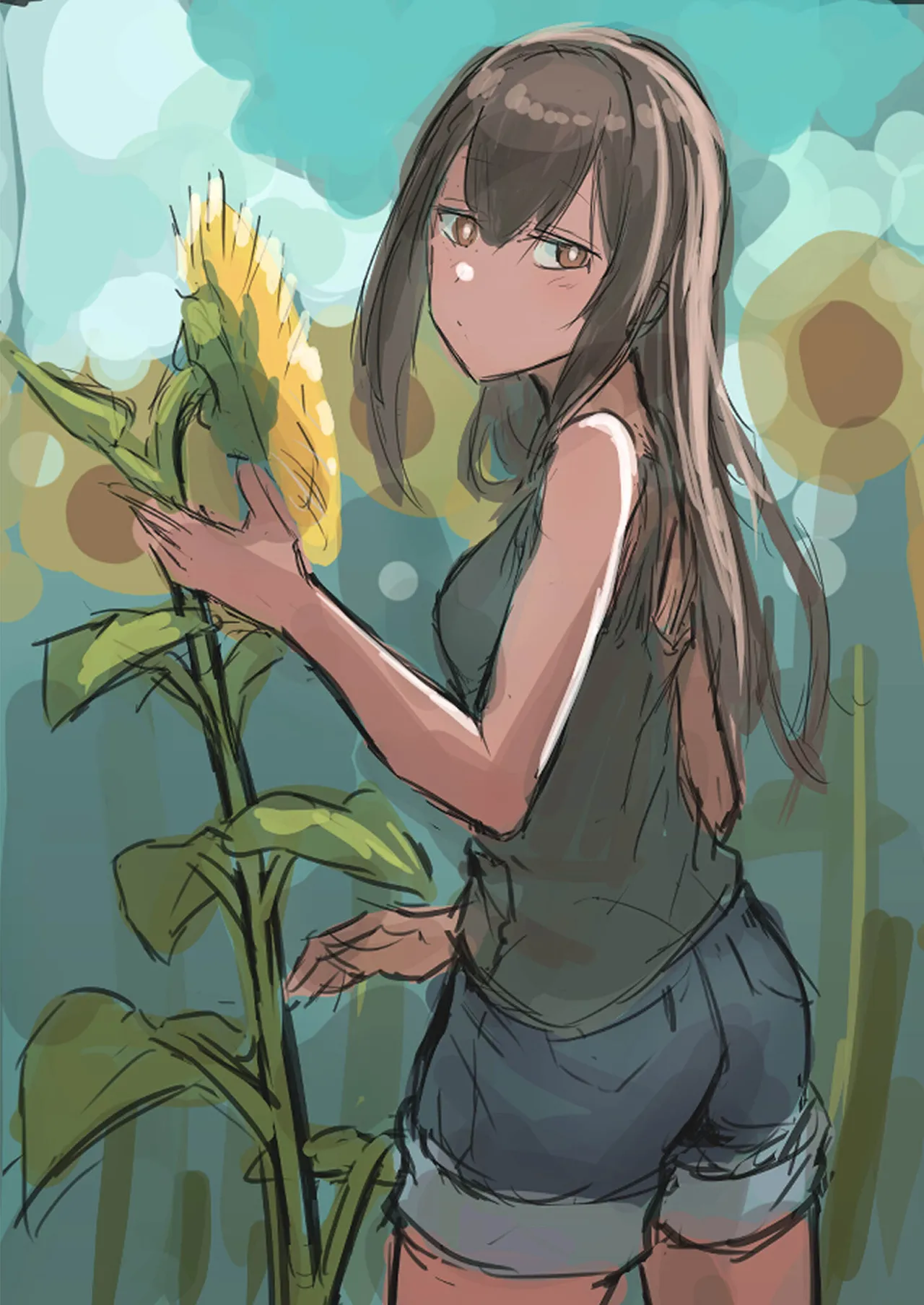 Hiyake Bishoujo ga Yuuwaku Shite Kurunda ga page 172 - swimsuit story arc hentai manga - read online free