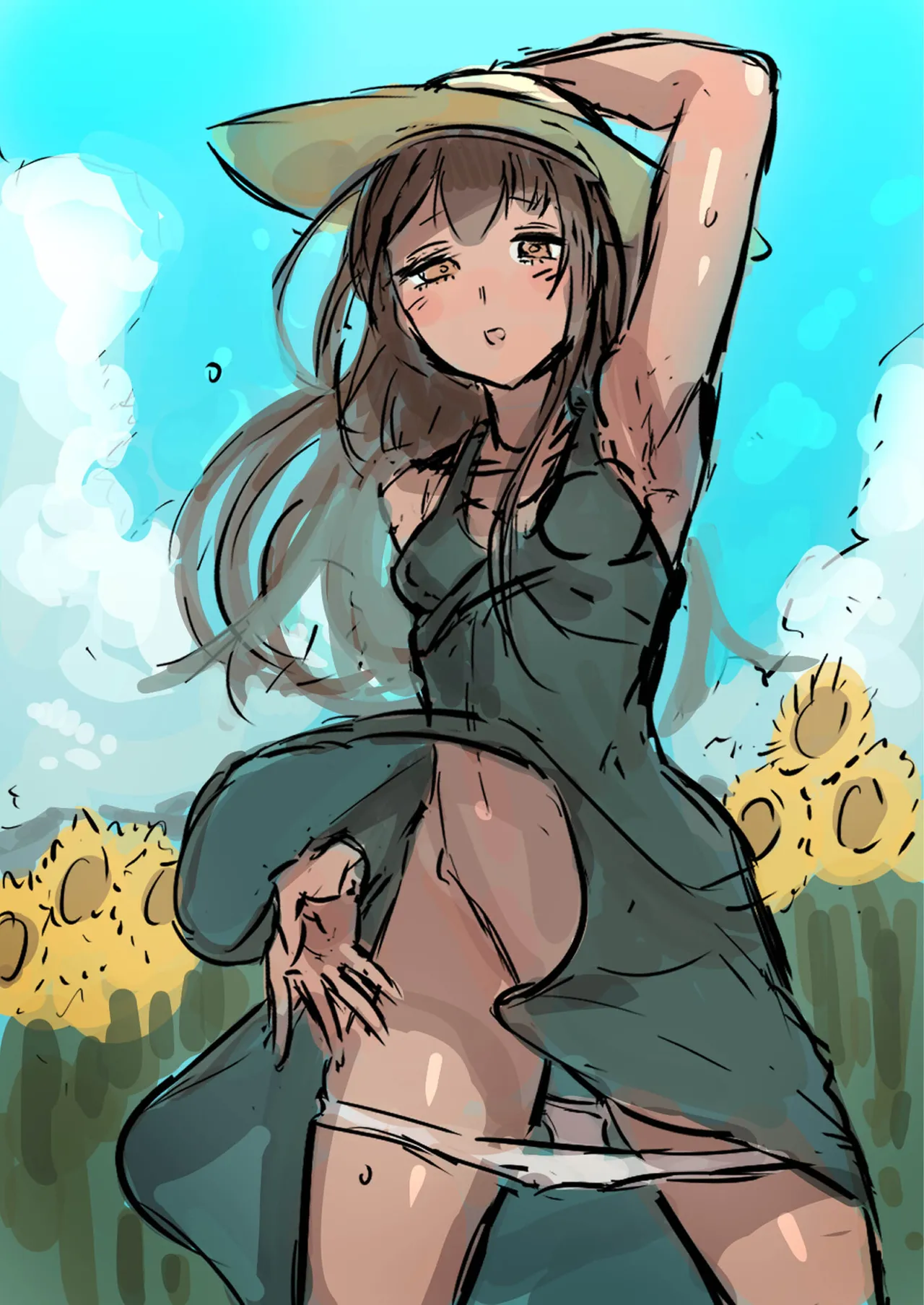 Hiyake Bishoujo ga Yuuwaku Shite Kurunda ga page 190 - sole female sole male hentai manga - read online free