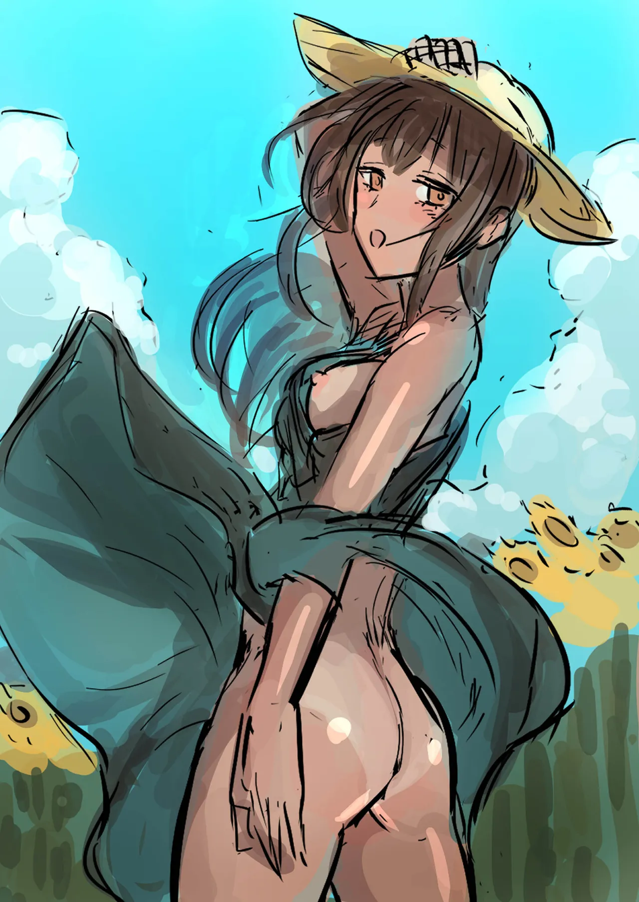 Hiyake Bishoujo ga Yuuwaku Shite Kurunda ga page 191 - swimsuit story arc hentai manga - read online free