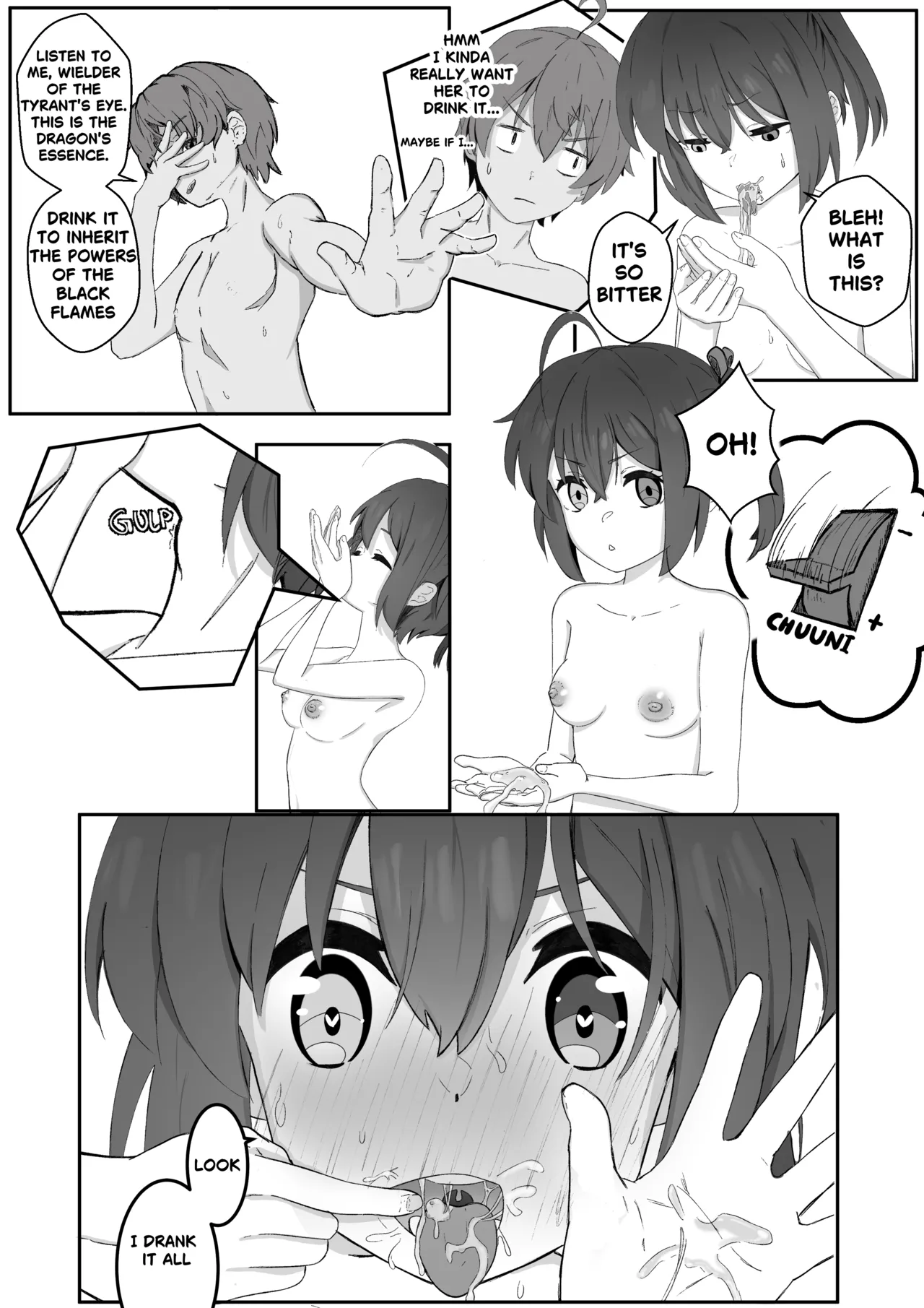 Rikka's surprise attack page 21 featuring yuuta togashi chuunibyou demo koi ga shitai parody - sweating kissing hentai manga - read online free