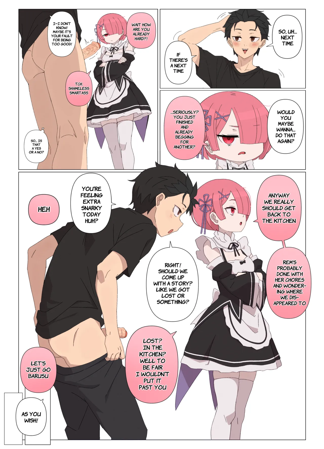 Ramming Ram Ch. 1 page 32 featuring subaru natsuki re zero kara hajimeru isekai seikatsu parody - sole female sole male hentai manga - read online free