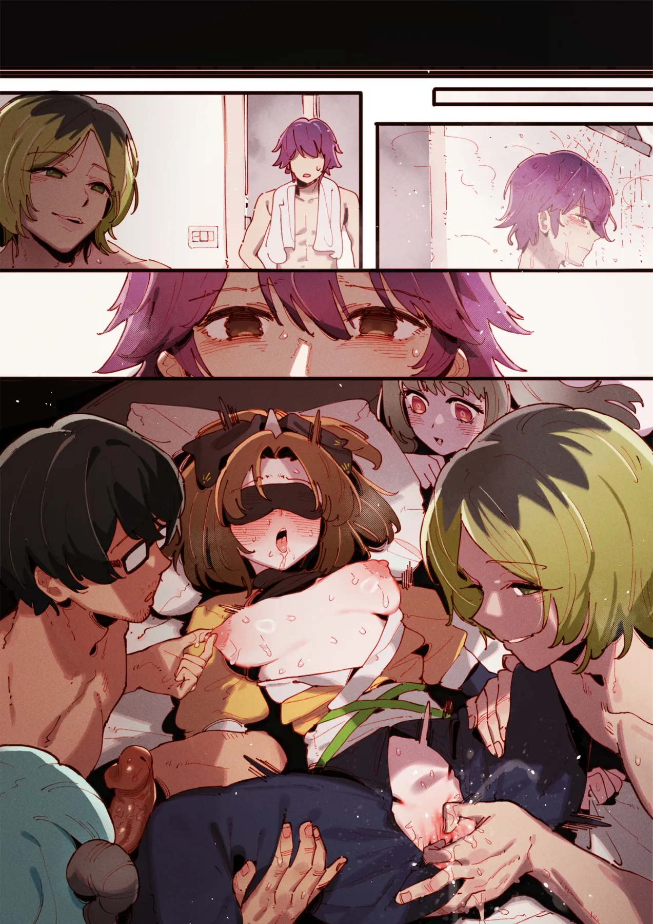 01-23_Akane &...😎🍆💢 & _Kana &...👒🍆💢 & Miyako page 86 featuring aqua hoshino oshi no ko parody - nakadashi full color hentai manga - read online free