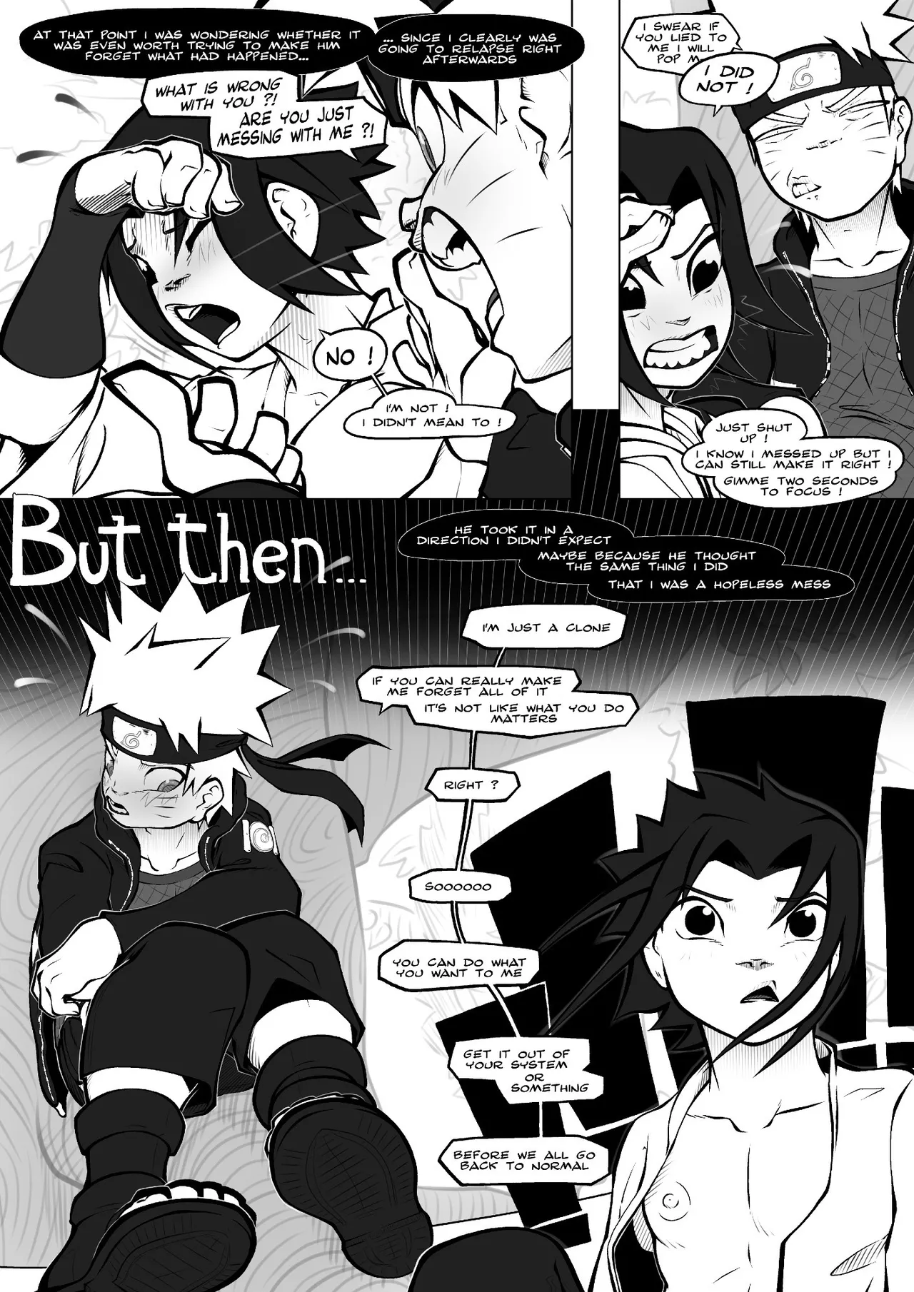 ‪VonBoche - In The Shadow page 9 featuring sasuke uchiha naruto parody - muscle anal hentai manga - read online free